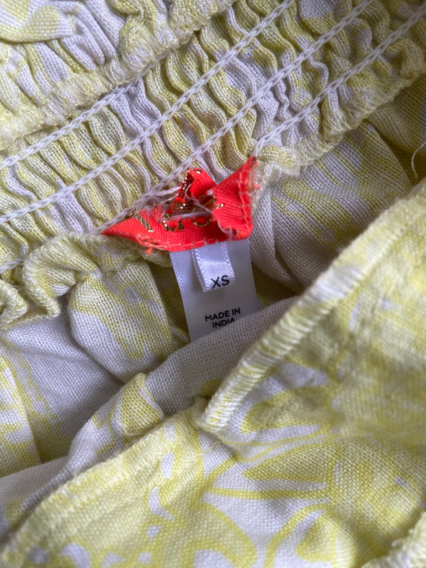 Yellow boho floral coord set