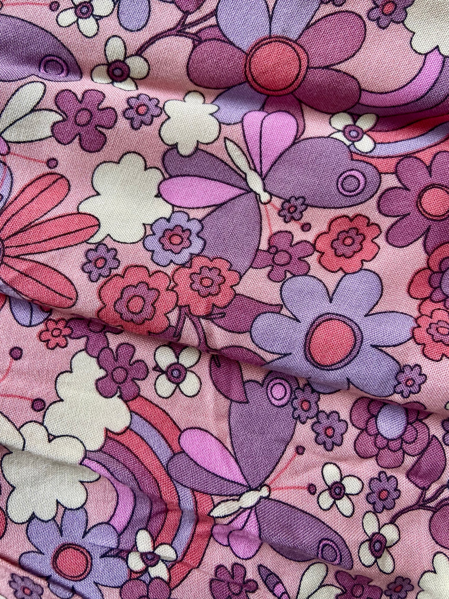 Pink Floral Mini Dress