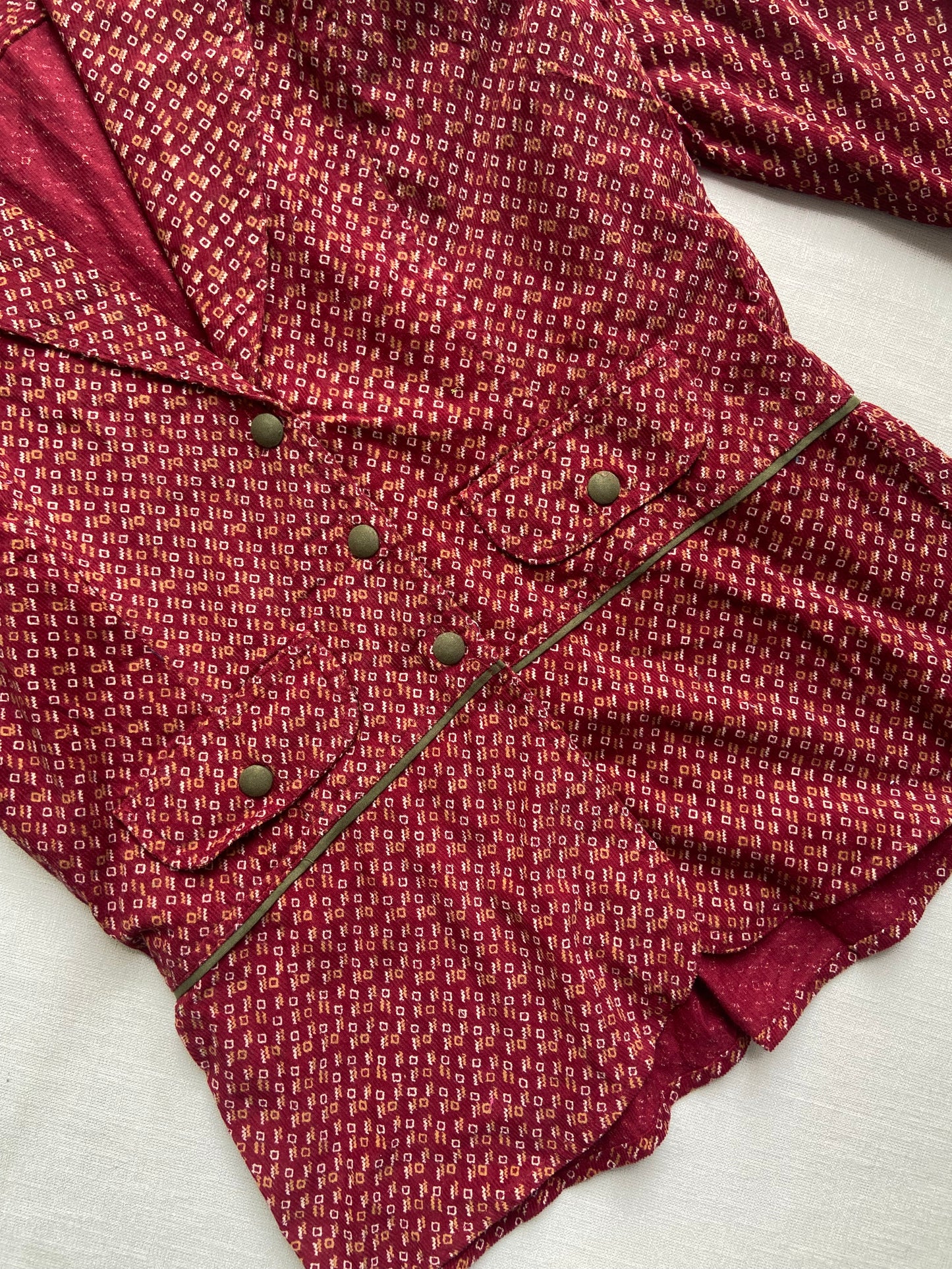 Coat Collar Full Sleeve Top