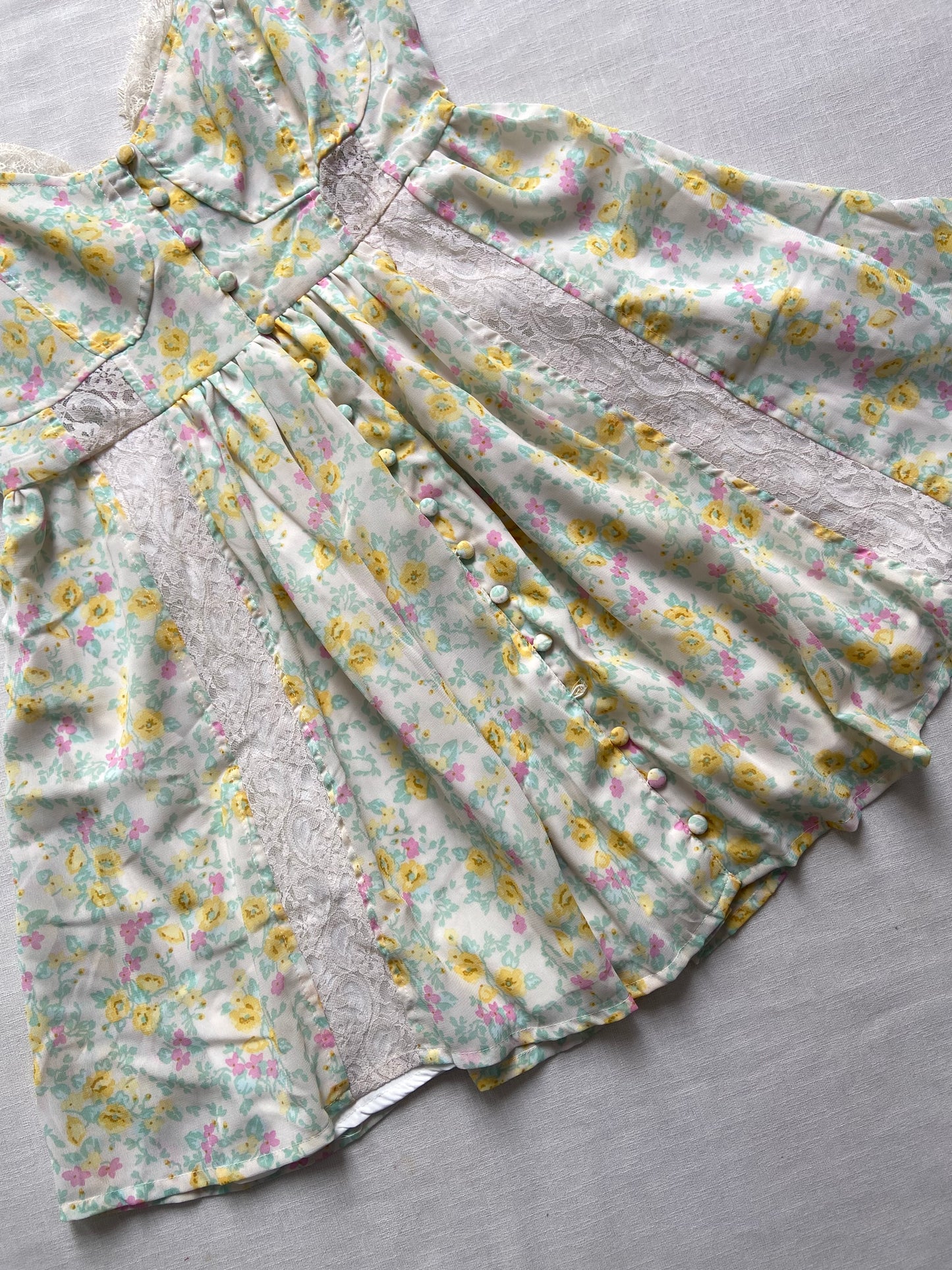 Asos Floral Corset Style Mini Dress