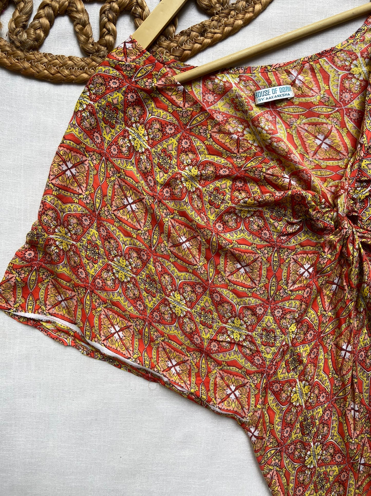 Bohemian Printed Kaftan Maxi Dress