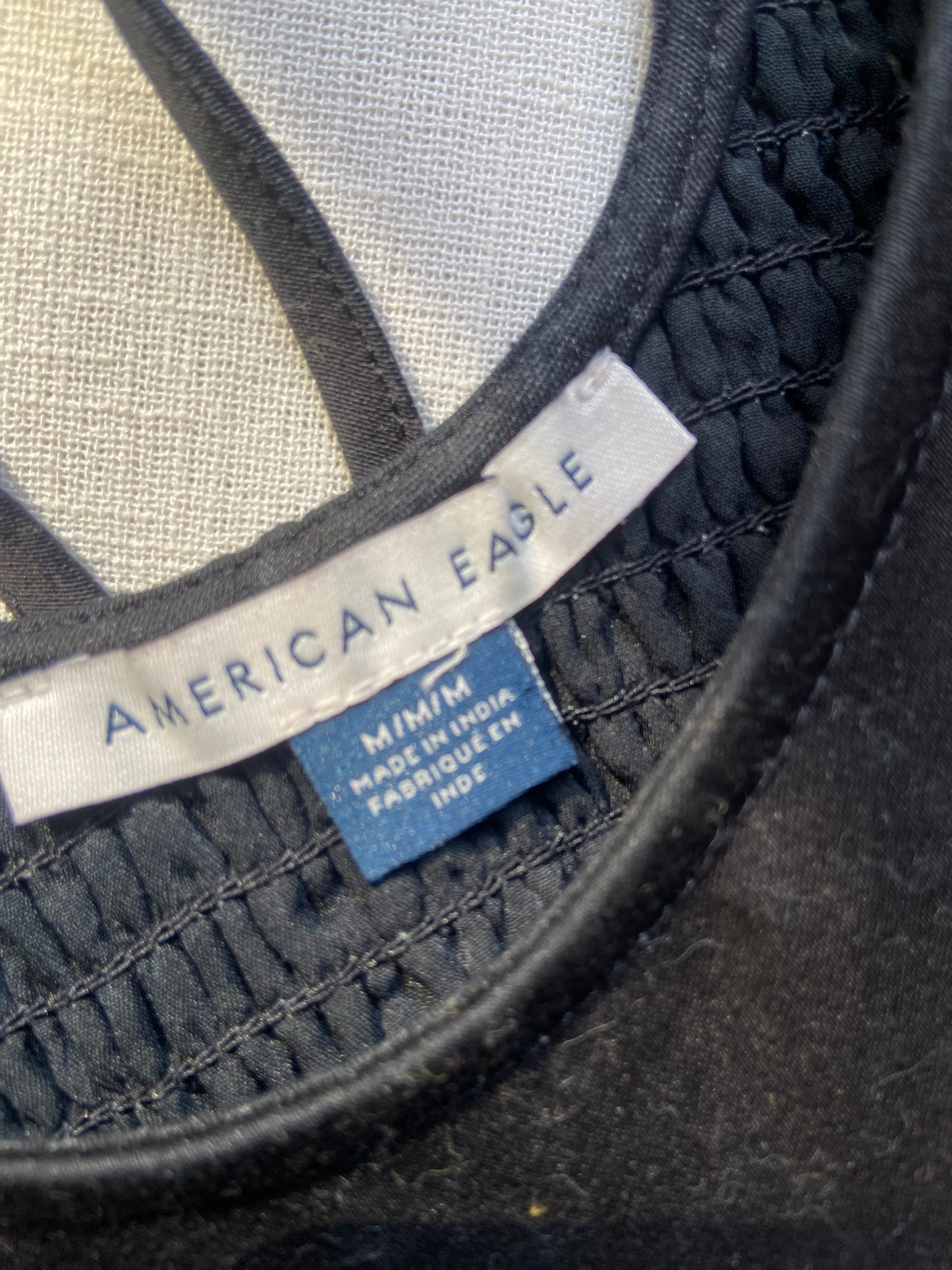 Women's Black Sheer Puff Sleeve Crop Top