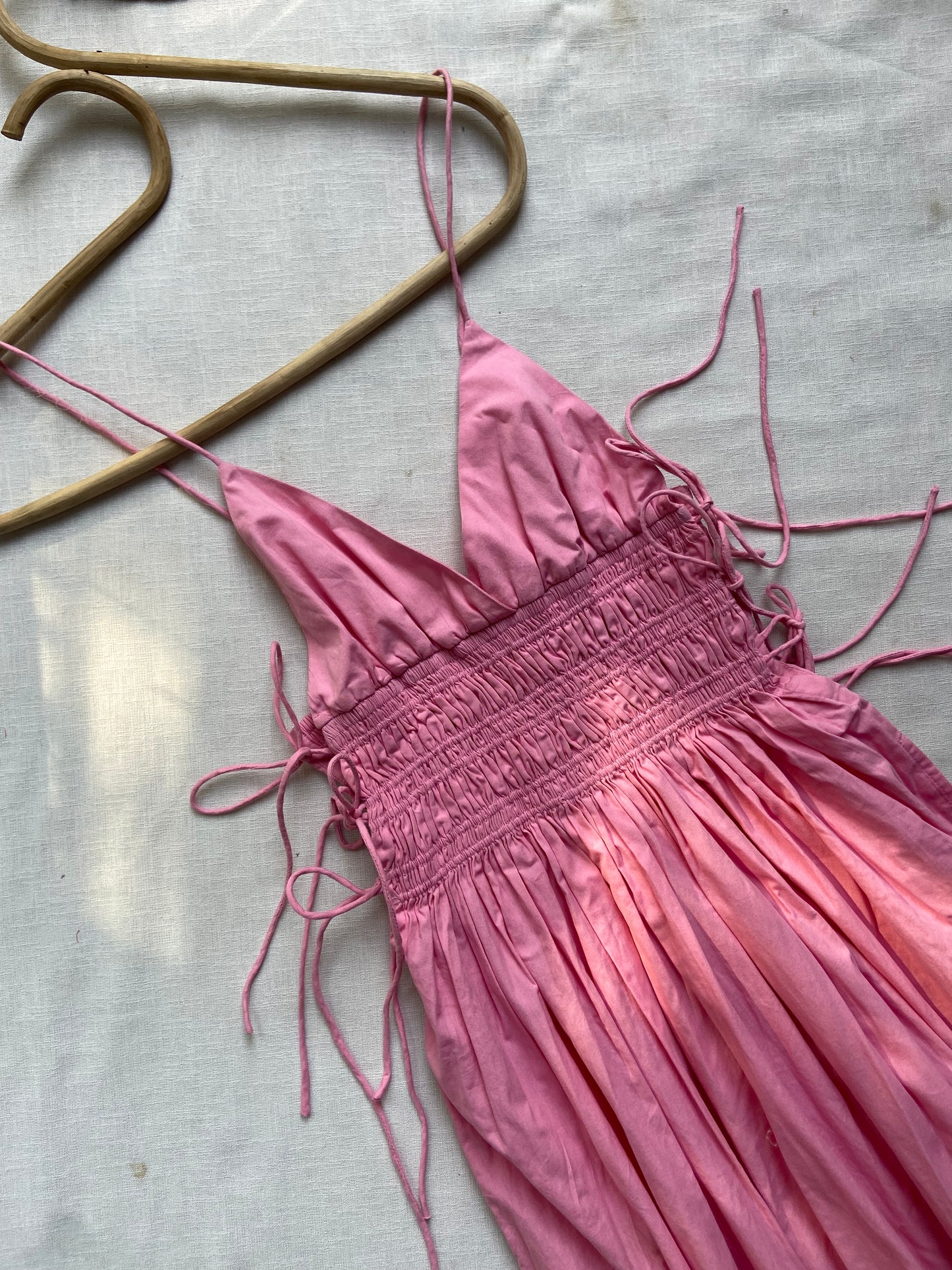 Blush Whisper Smocked Maxi Dress