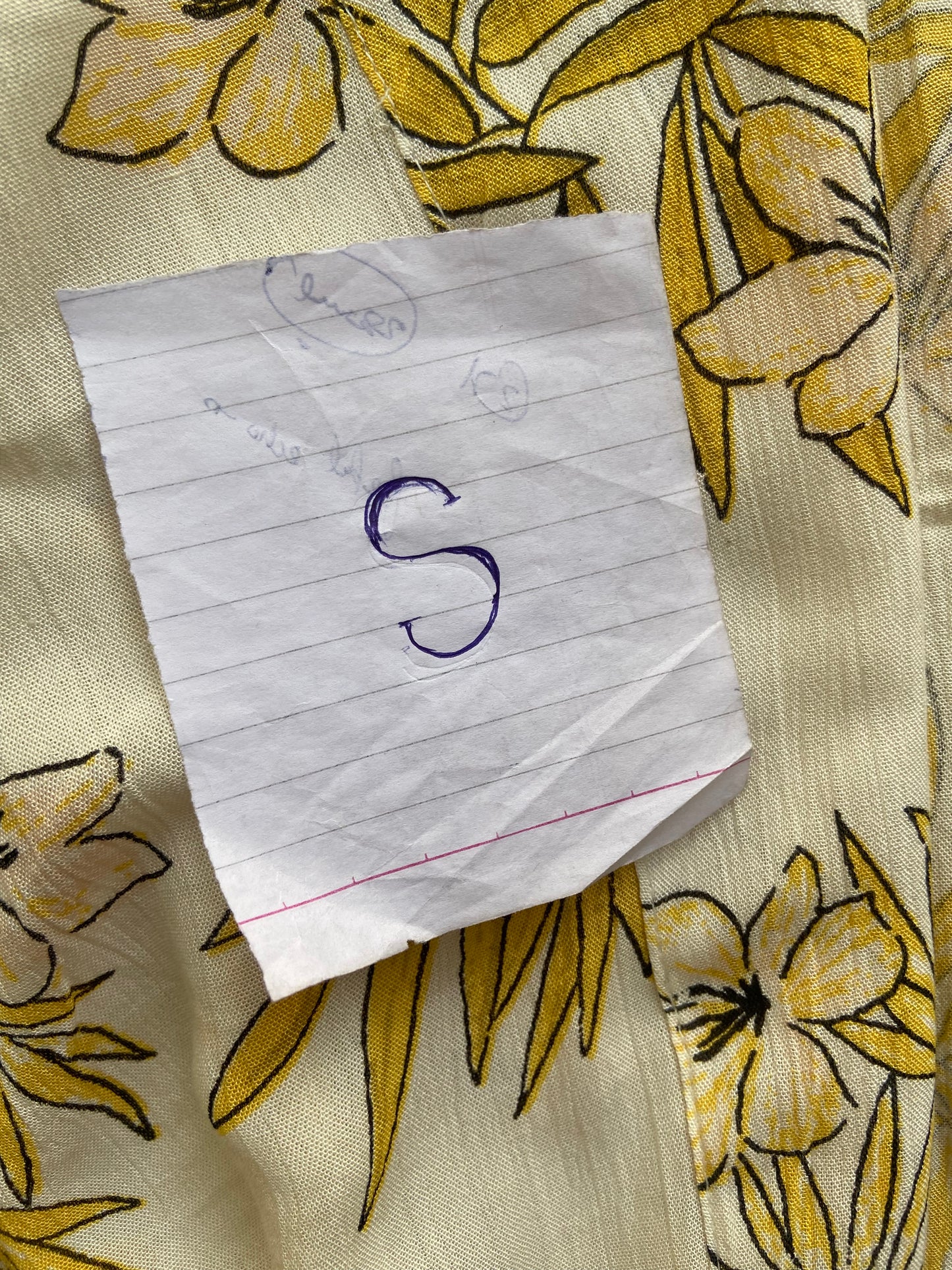 Beige Floral Long Beach Shrug