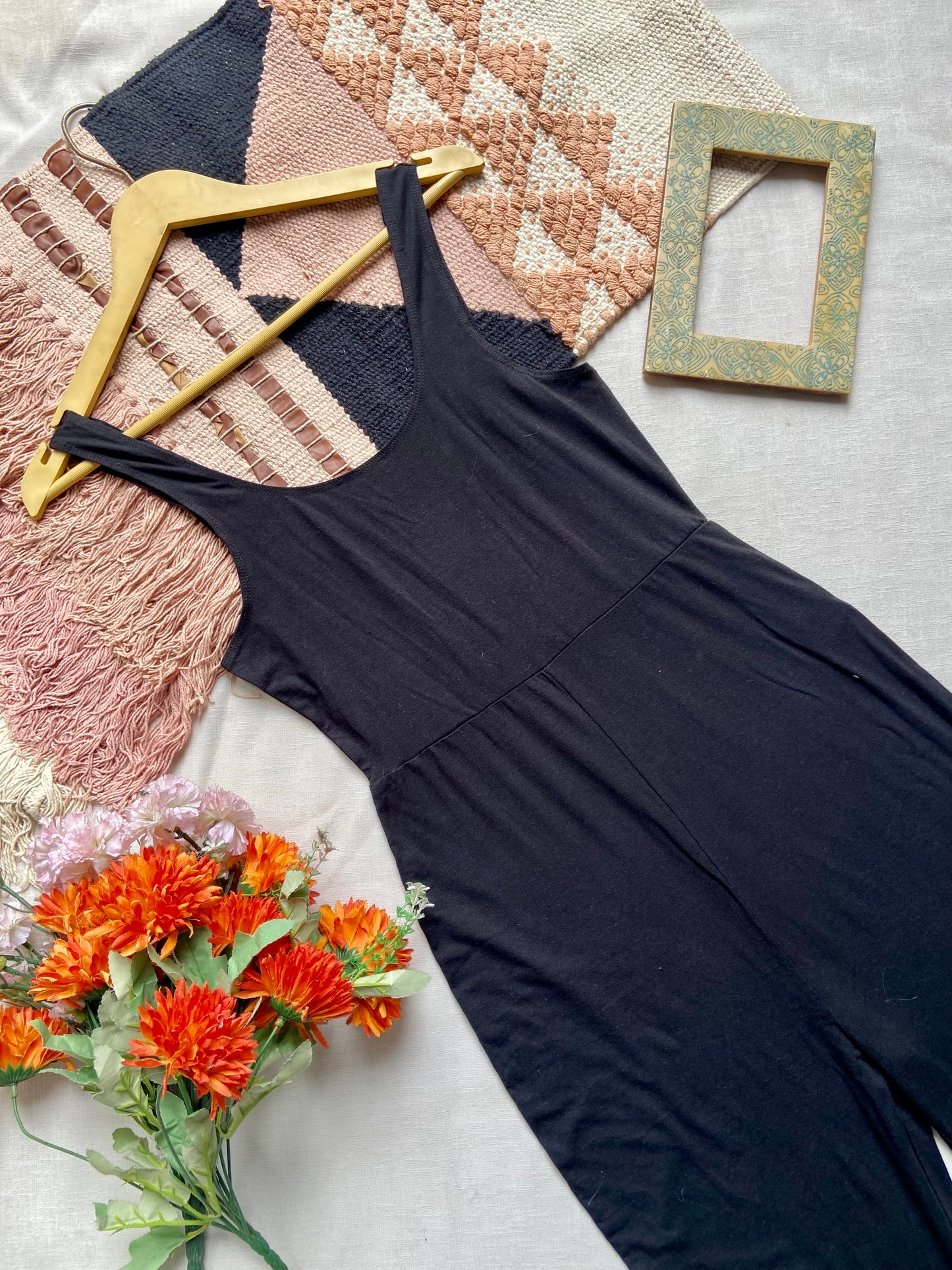 Elegant Black Sleeveless Jumpsuit