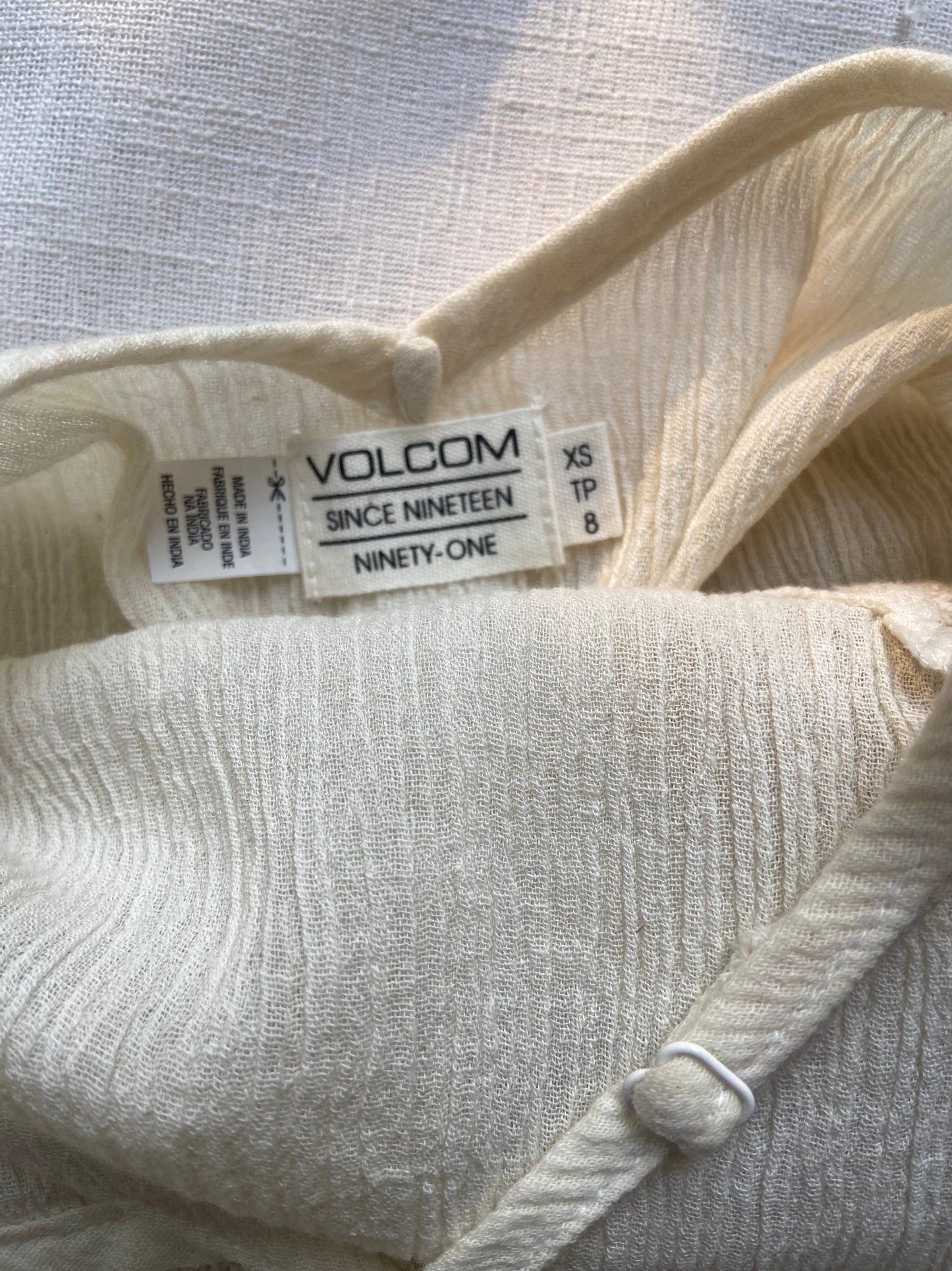 White Lace Trim Spaghetti Strap Crop Top for Women