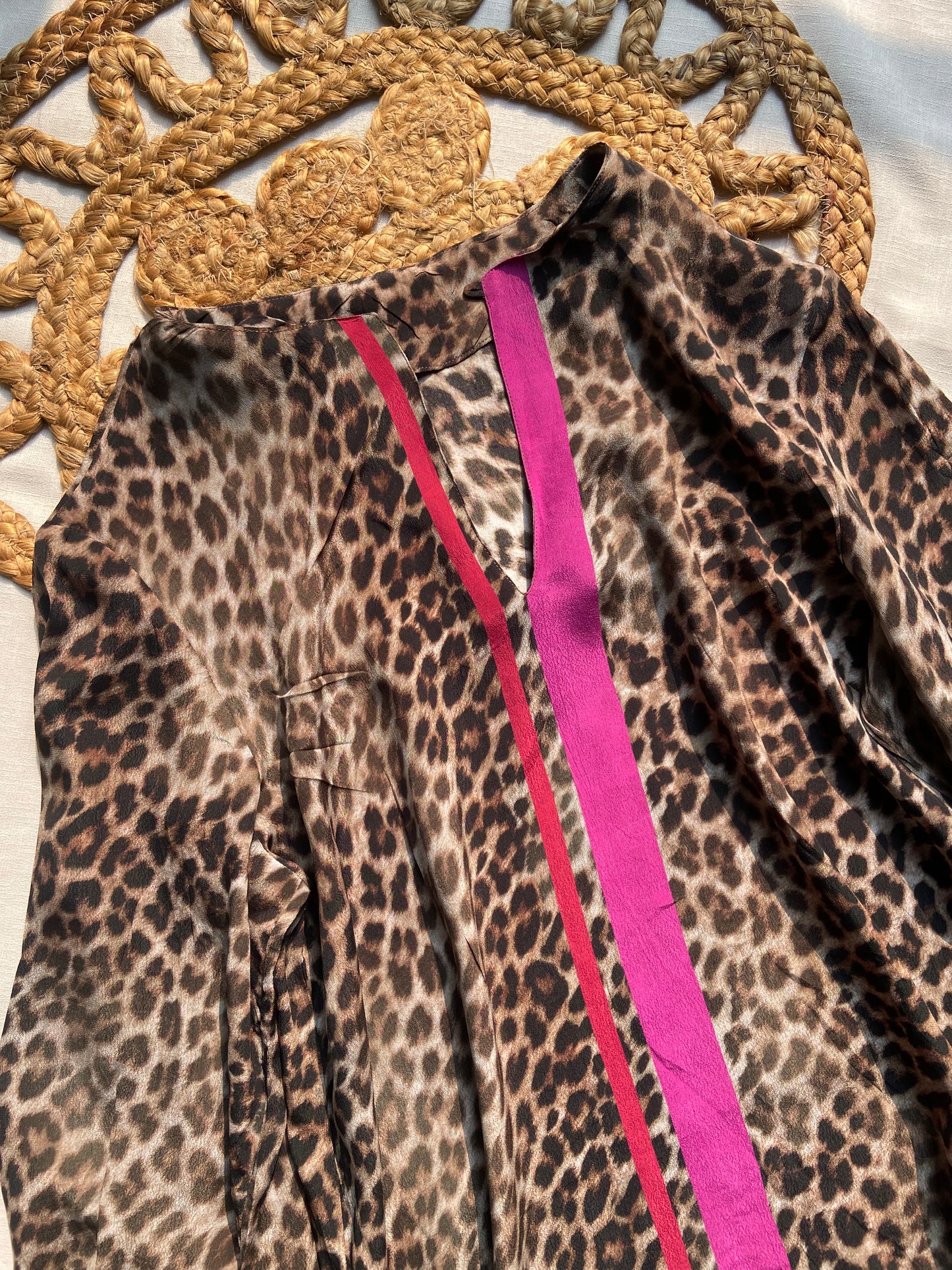 Leopard Print Long Sleeve Shirt for Women