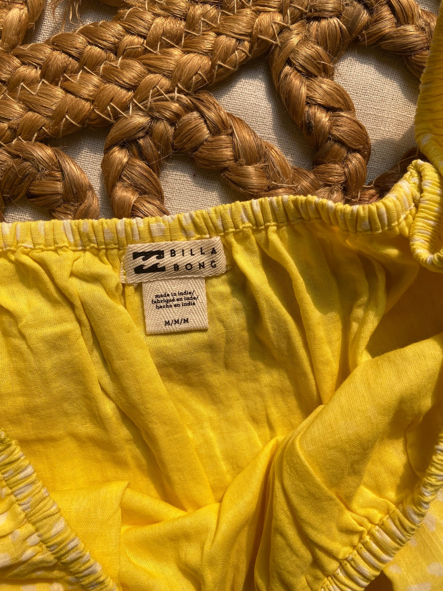 Women’s Yellow Off-Shoulder Crop Top with Balloon Sleeves