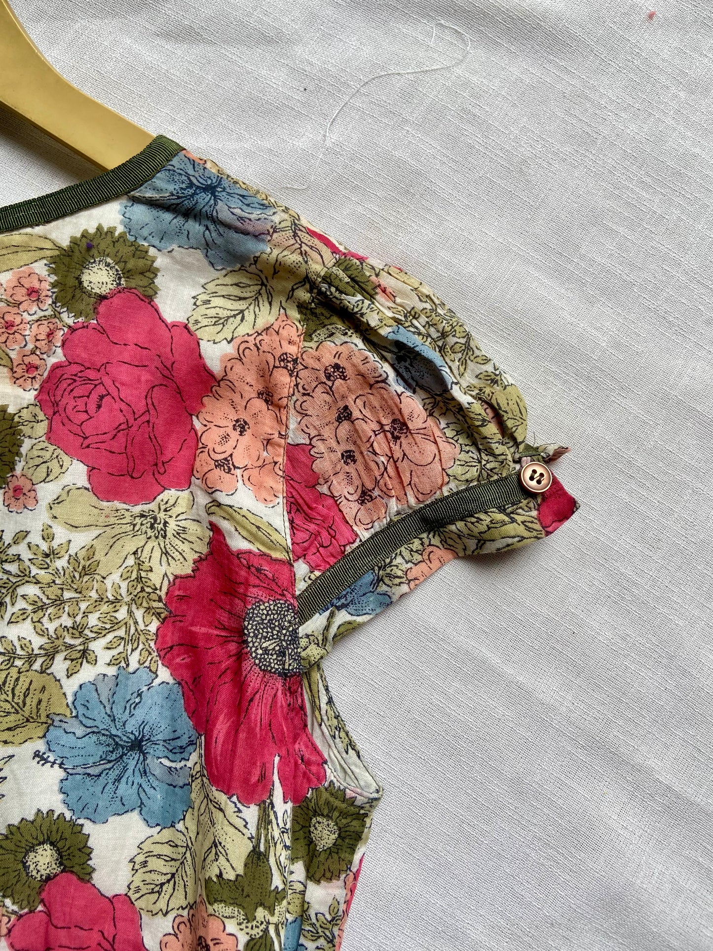 Floral Summer Dress with Tie Waist