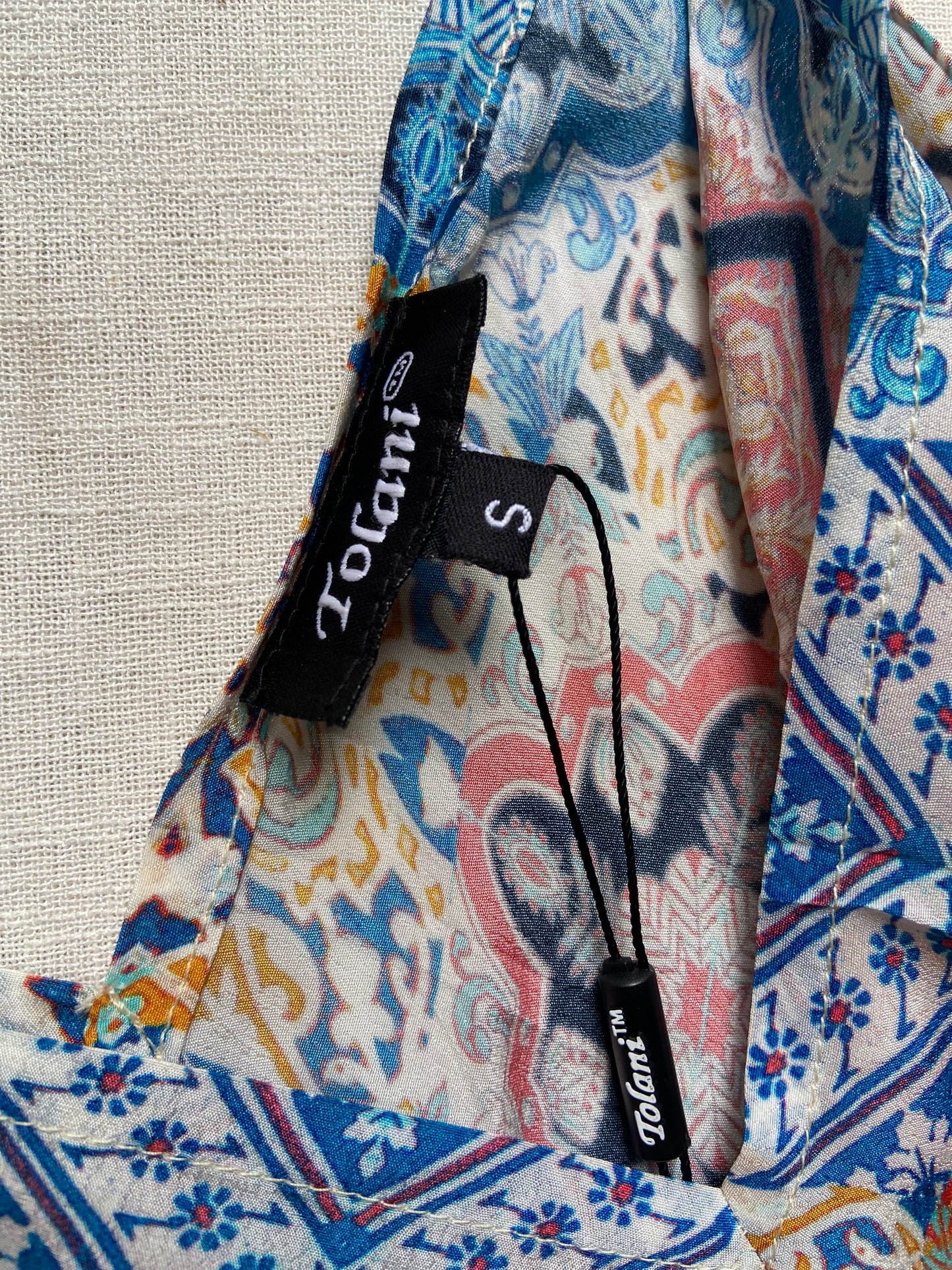 Strap Pattern Beach Midi Dress