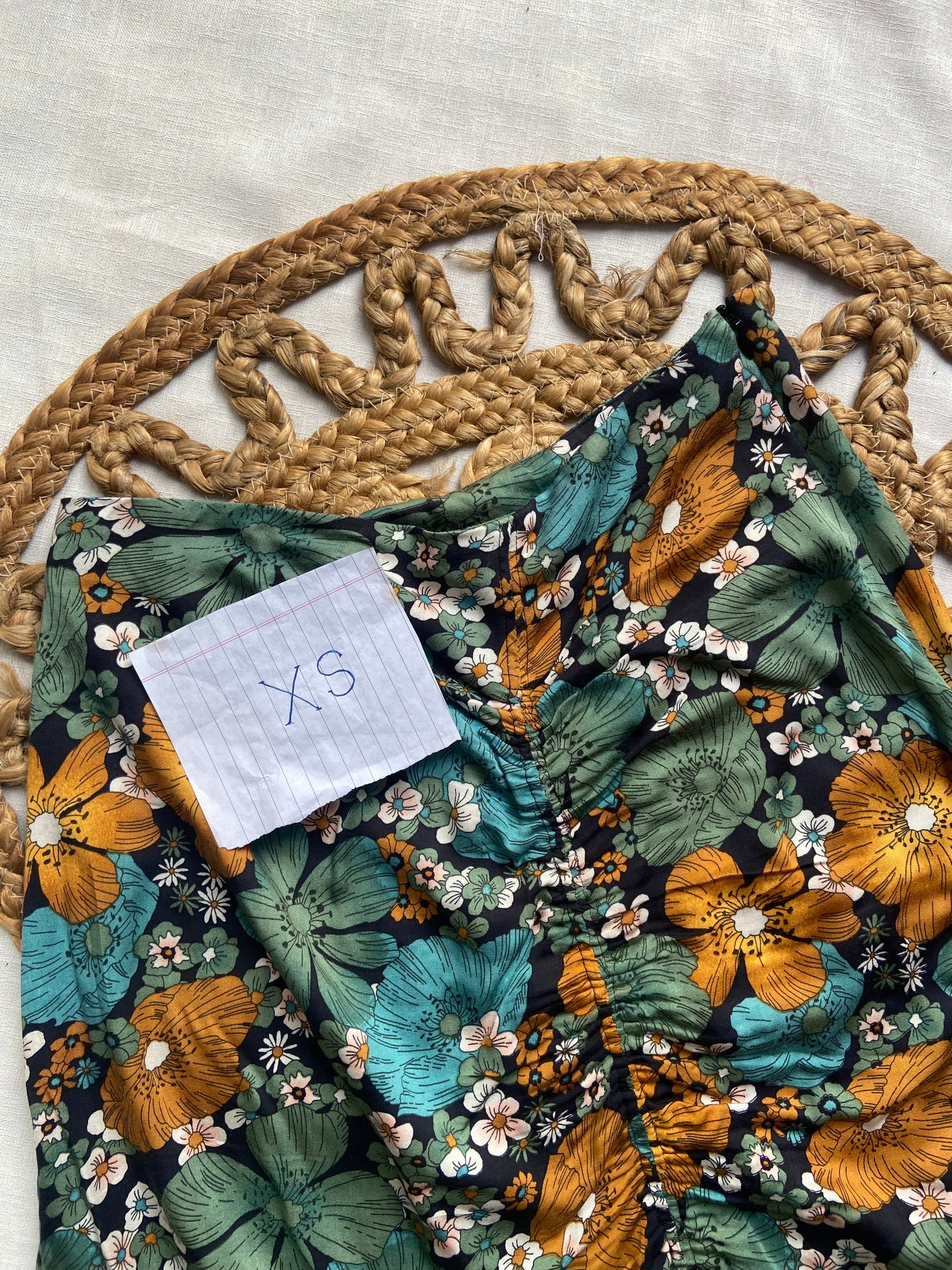 Floral Print Midi Skirt for Women – Multicolor