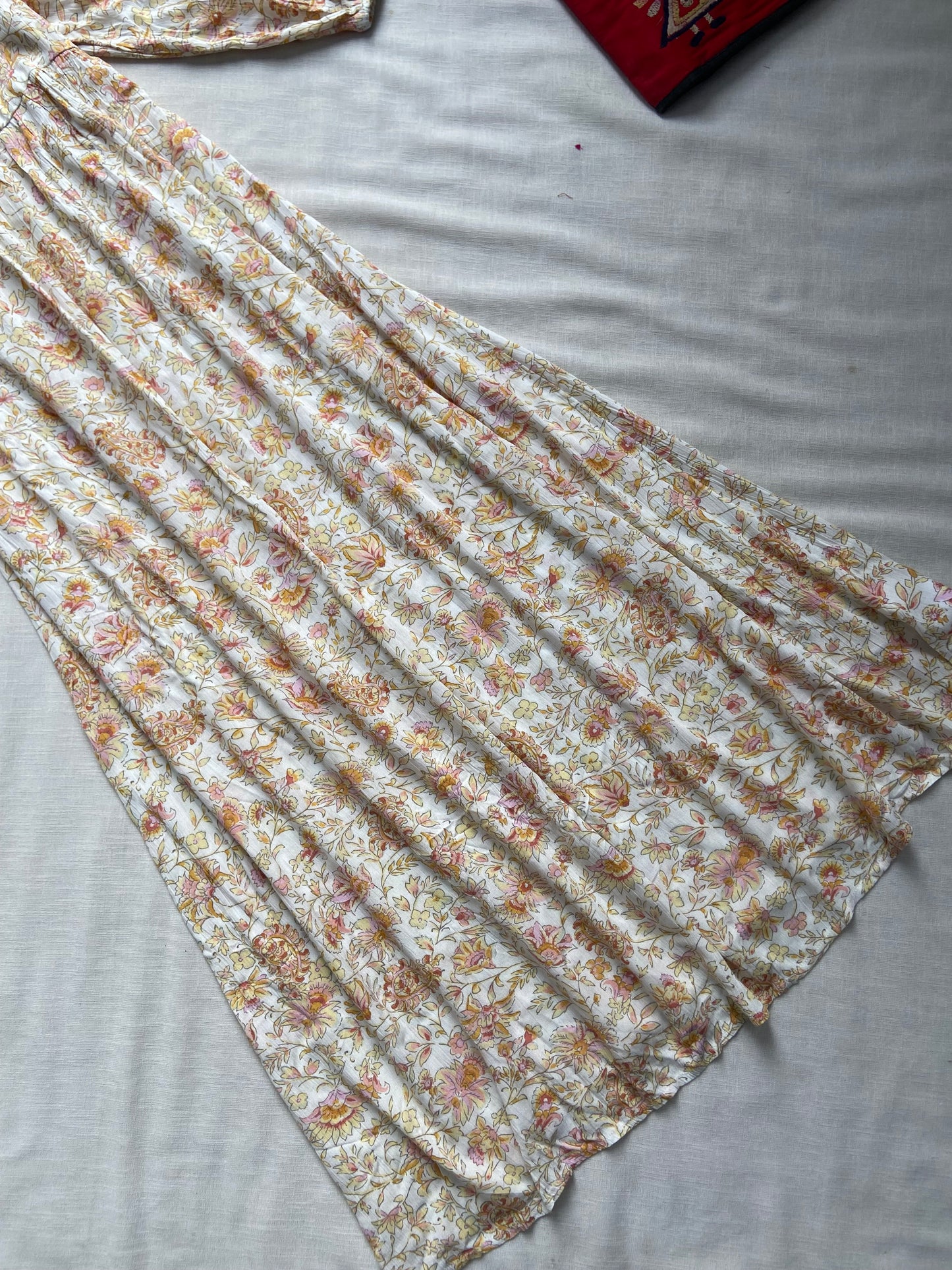 White Floral Maxi Dress