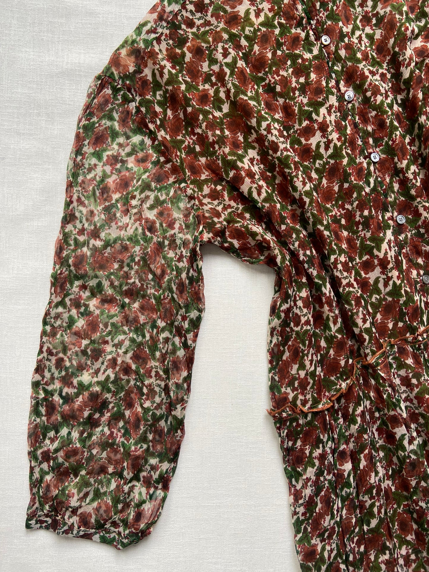 Vintage Floral Maxi Dress