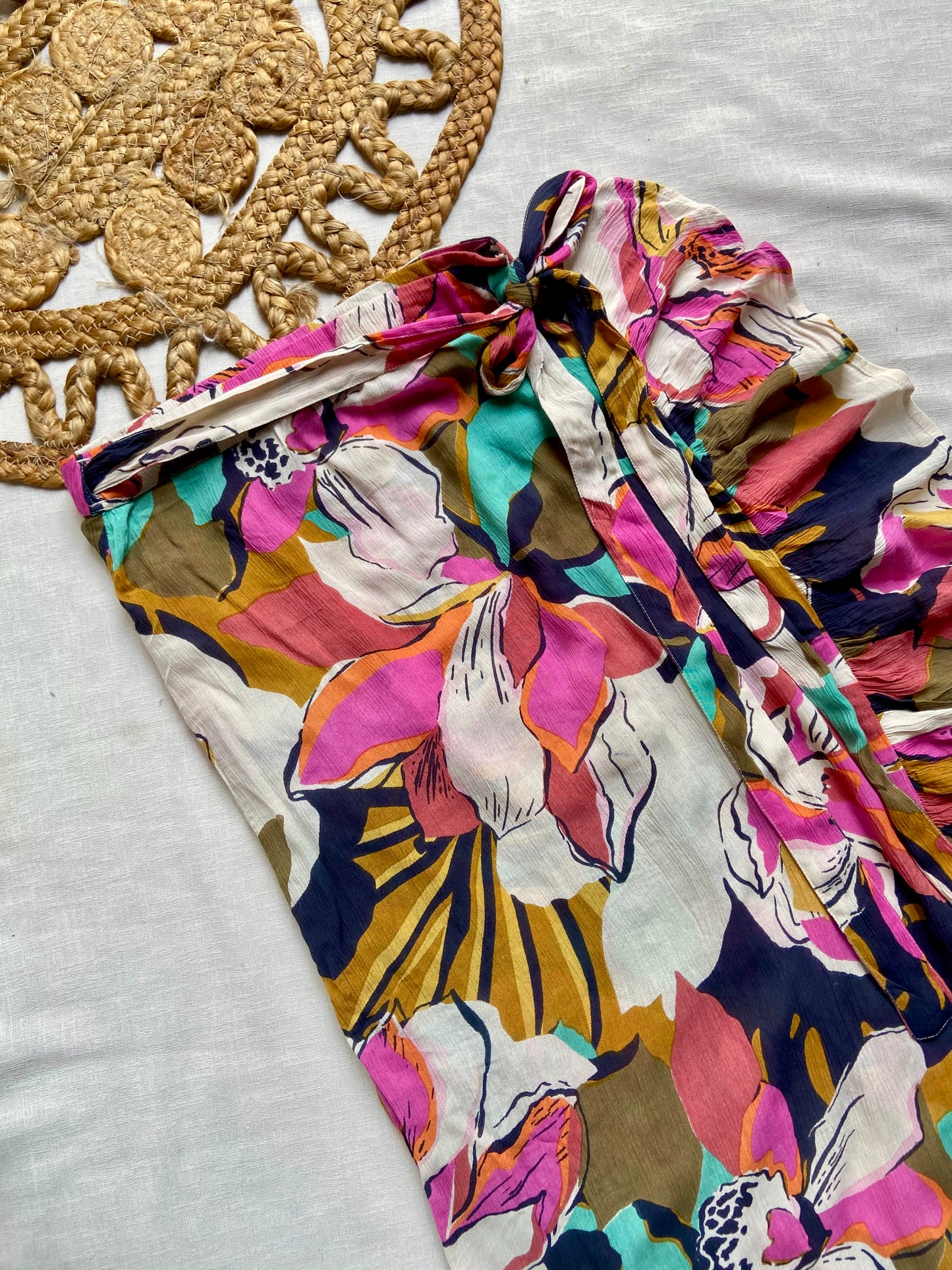 Multi Colour Floral skirt