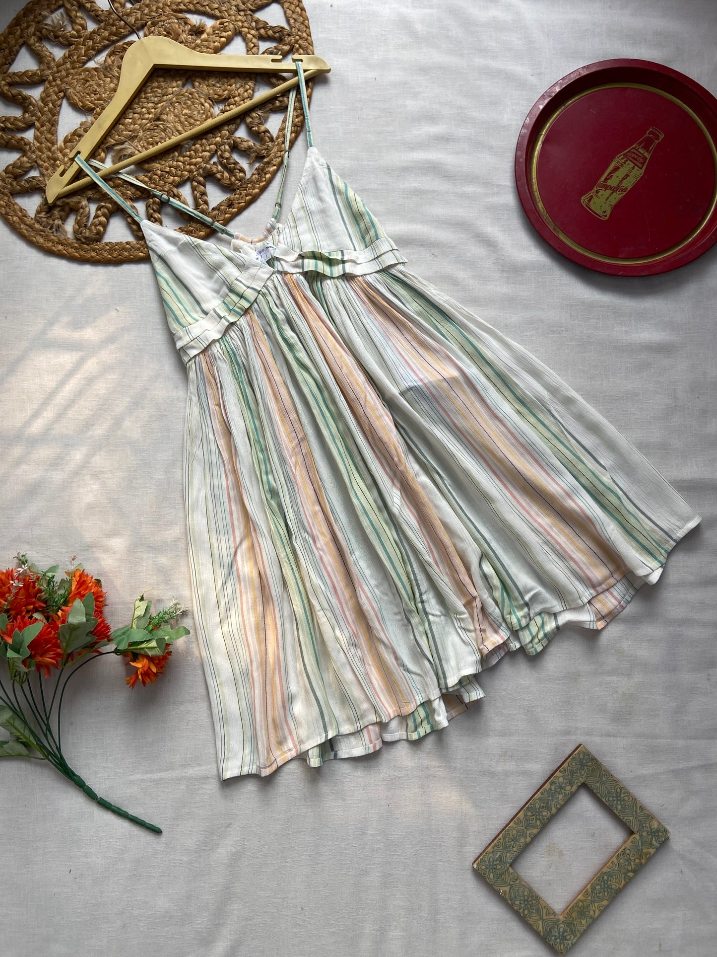 Women’s Striped Spaghetti Strap Summer Dress