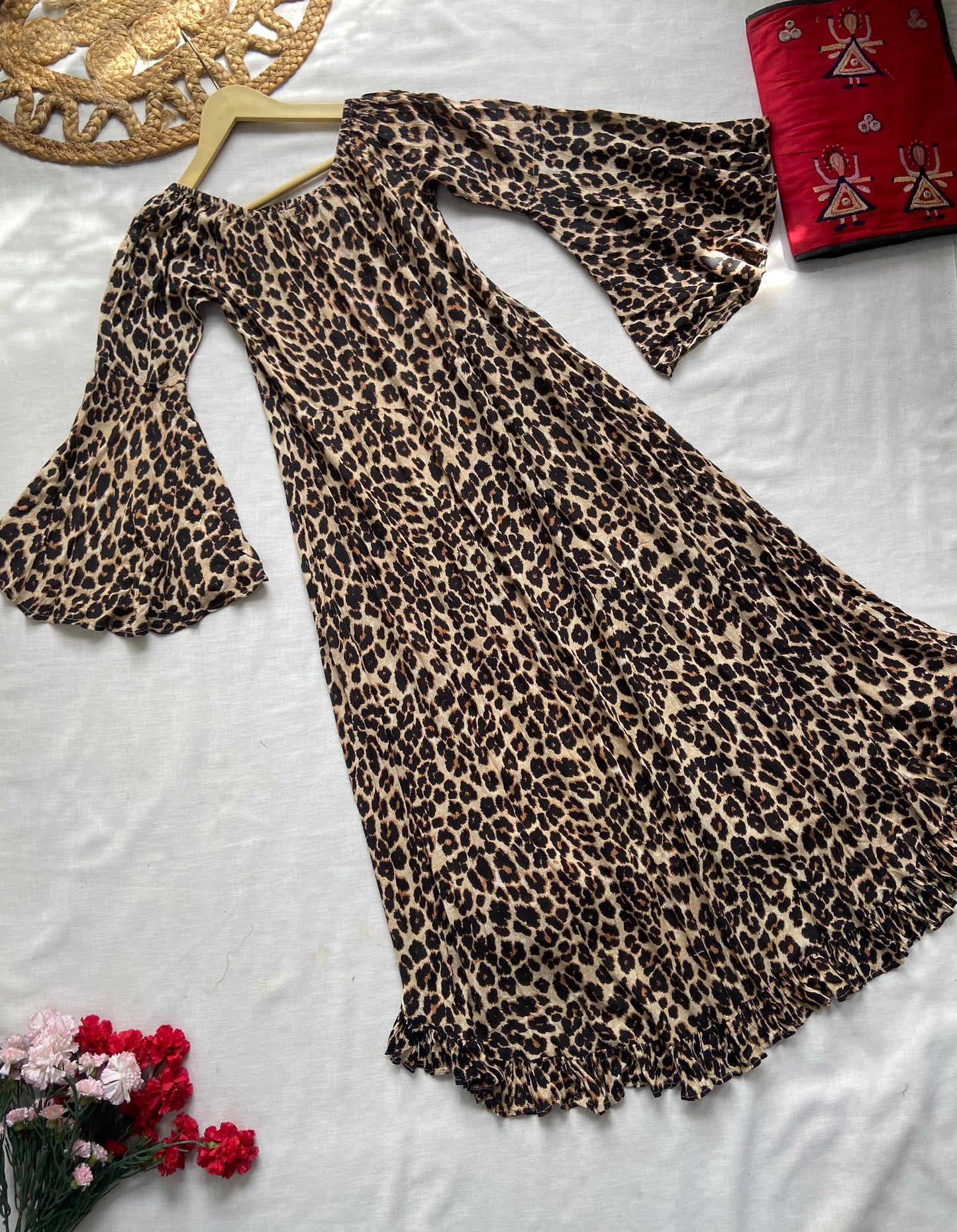 Animal Print Midi Dress