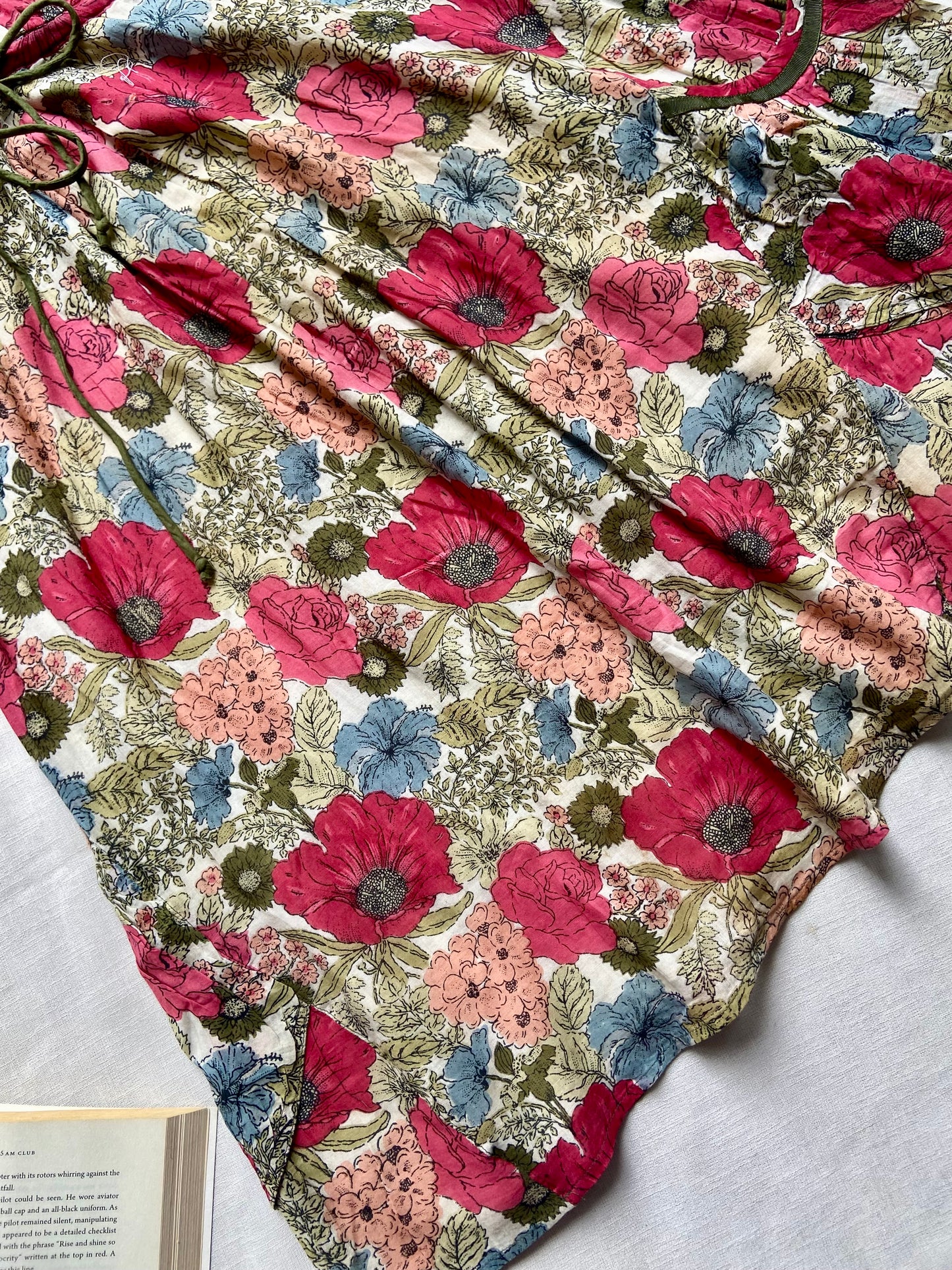 Floral Summer Dress with Tie Waist