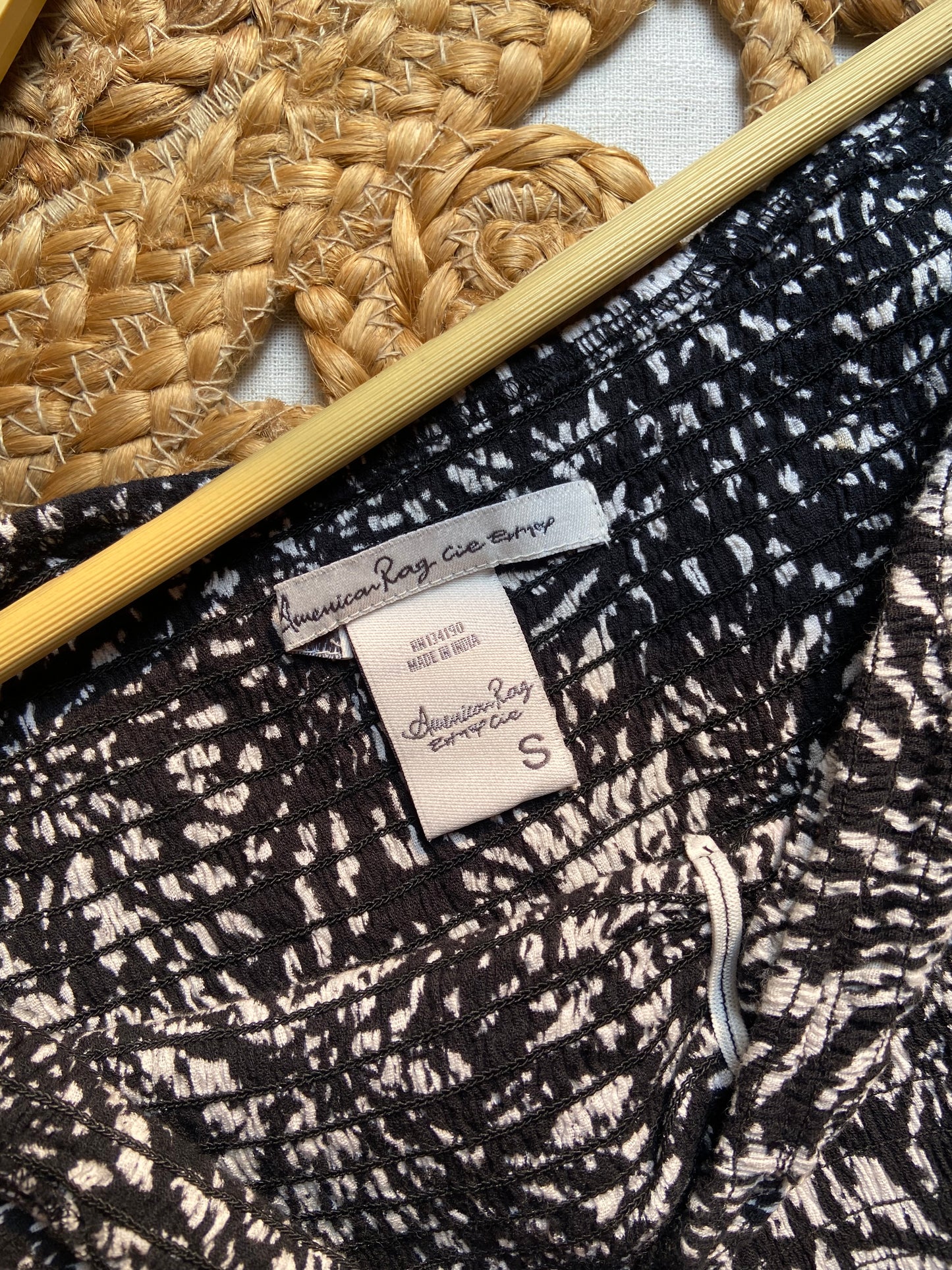 Women’s Black & White Floral Print Strapless Jumpsuit