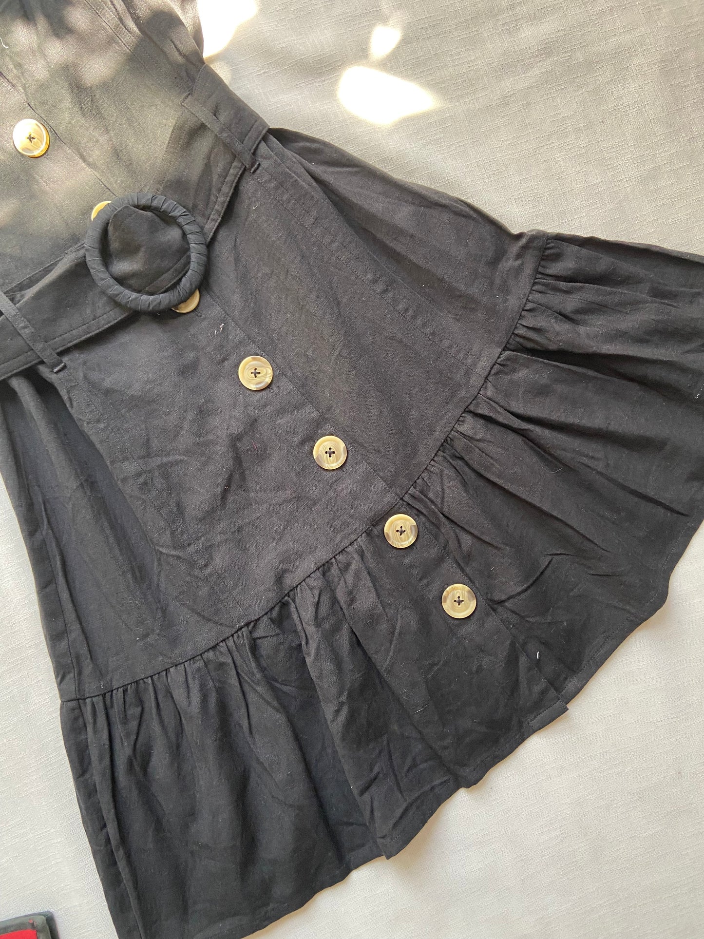 City Night Belted Skater Dress