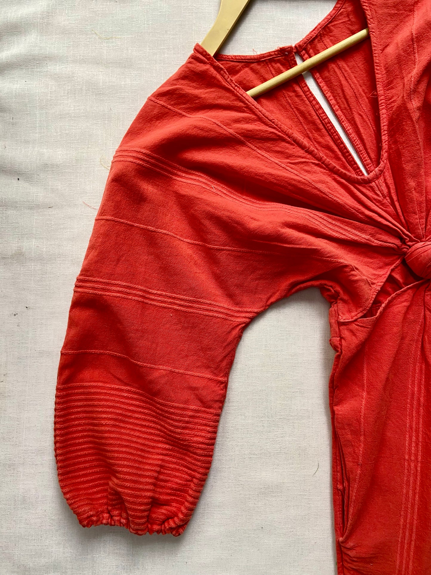 V NECK CUT OUT ROMPER