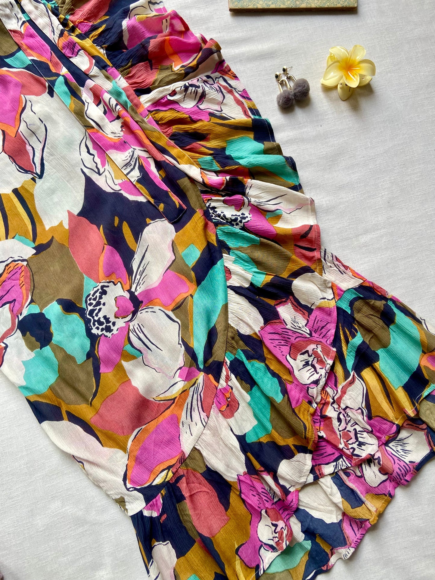 Multi Colour Floral skirt
