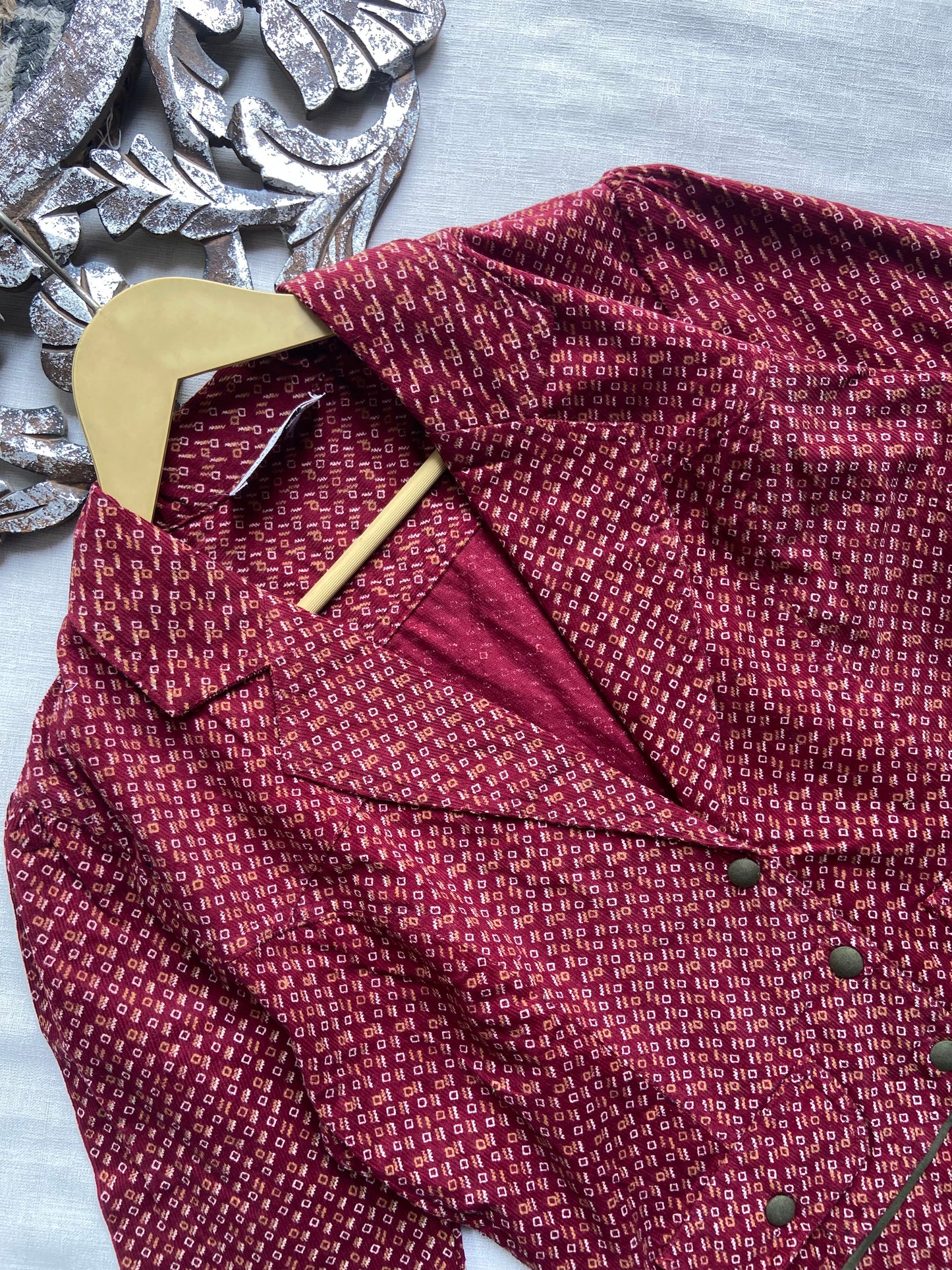 Coat Collar Full Sleeve Top