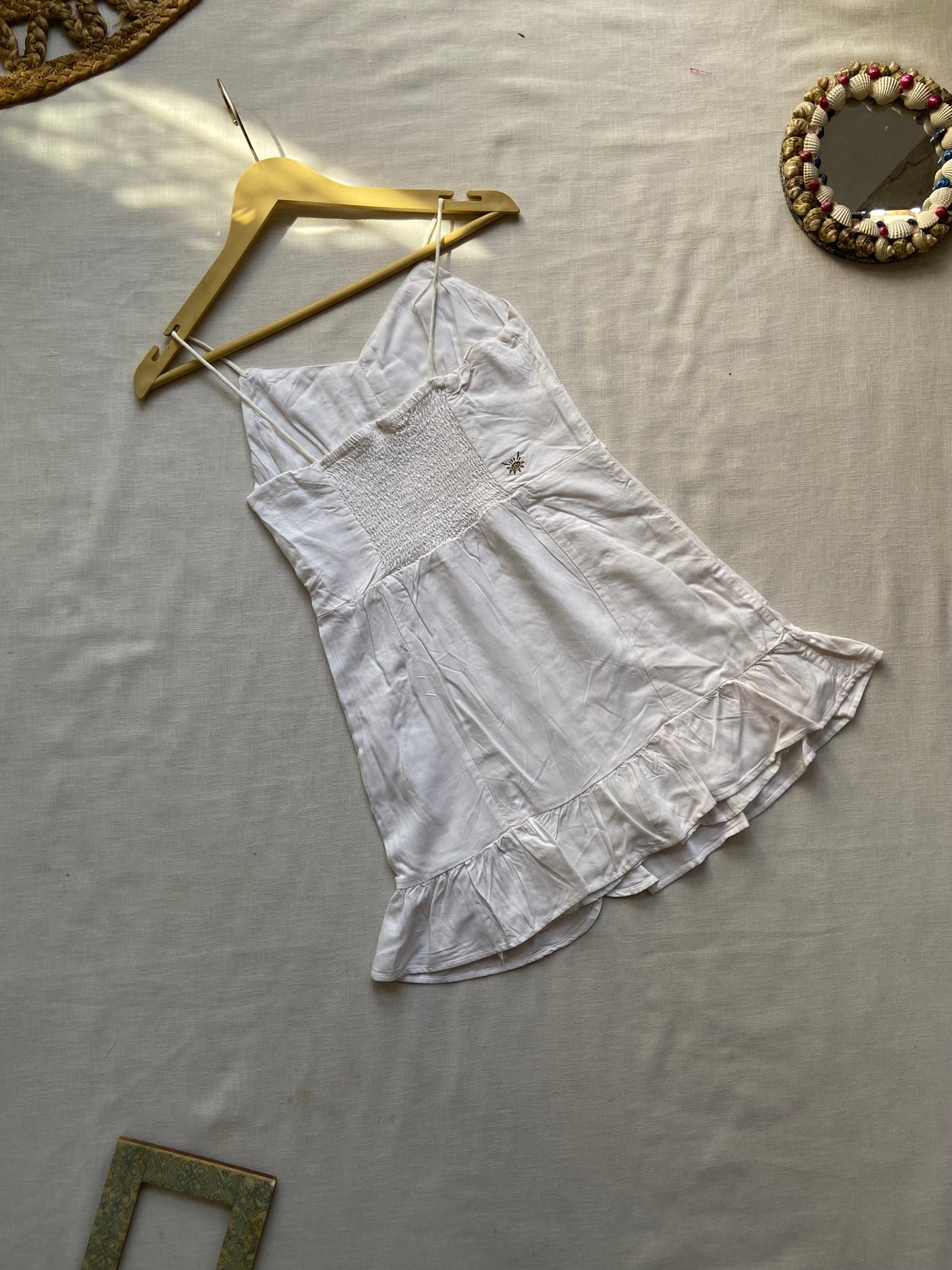 White Beach Mini Dress