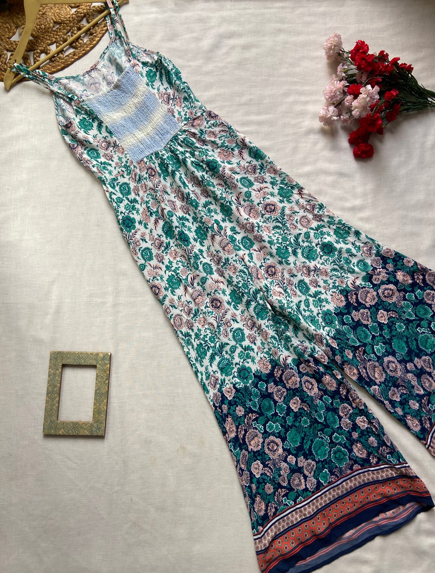 Boho Floral Jumpsuit
