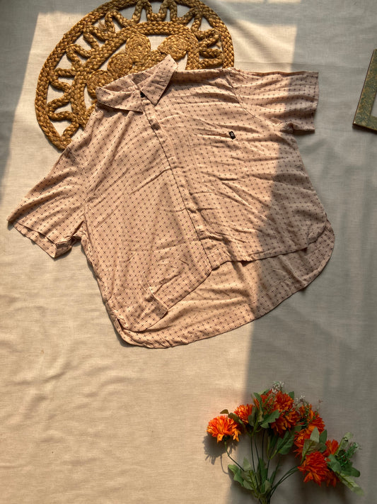 Sunset Mosaic Oversized Shirt