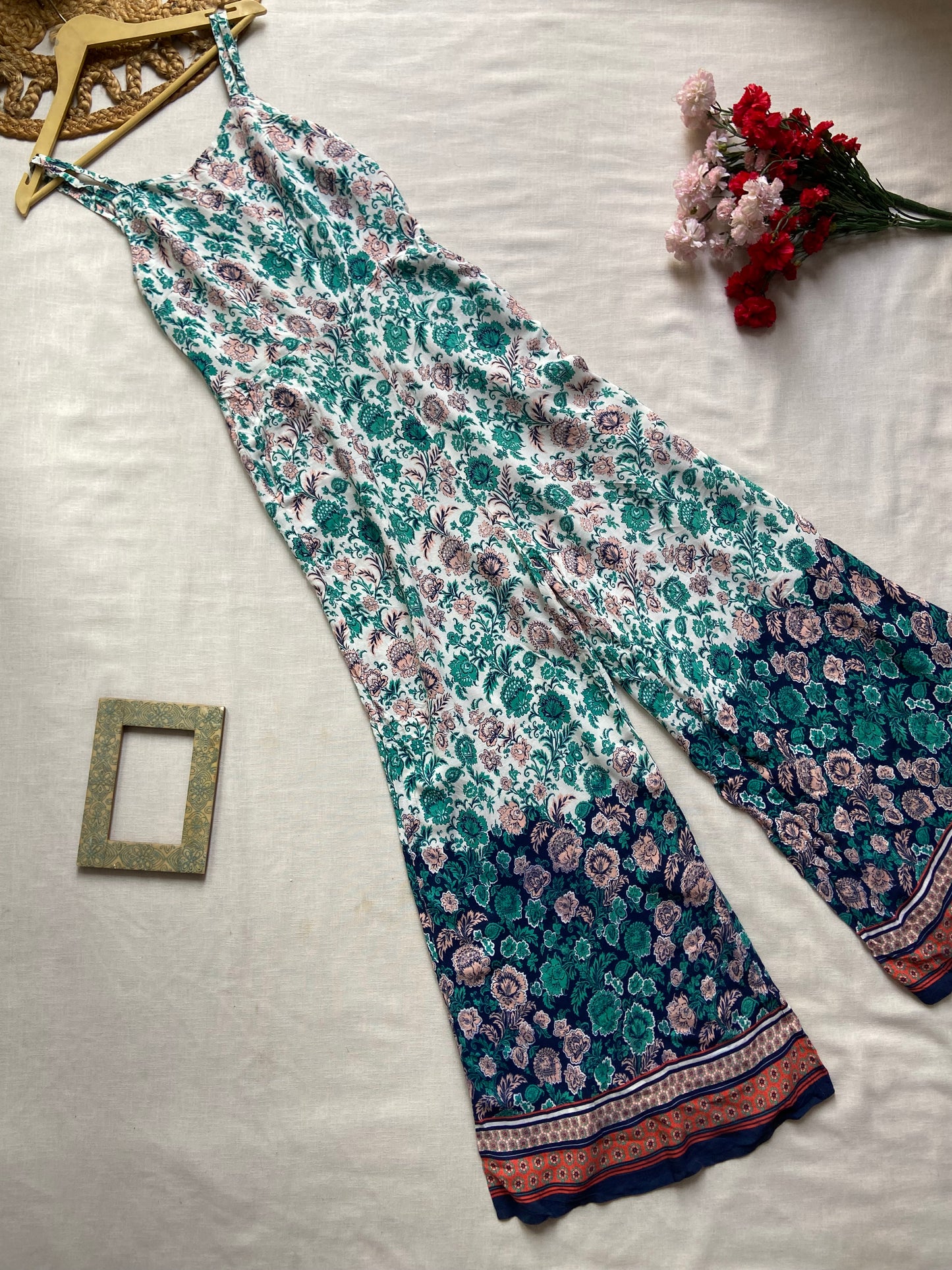 Boho Floral Jumpsuit