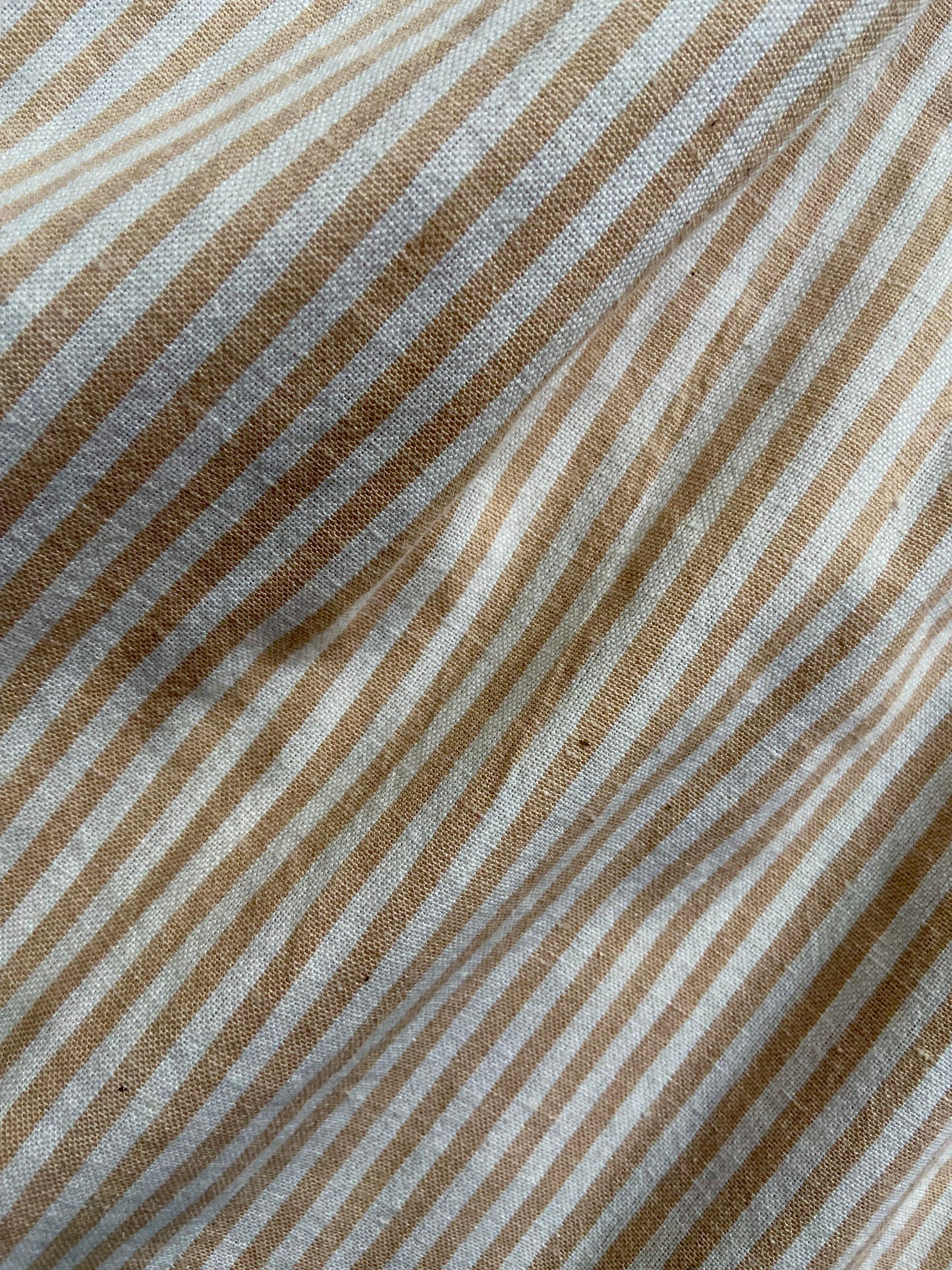 STRIPE PRINT PUFF SLEEEV MINI DRESS