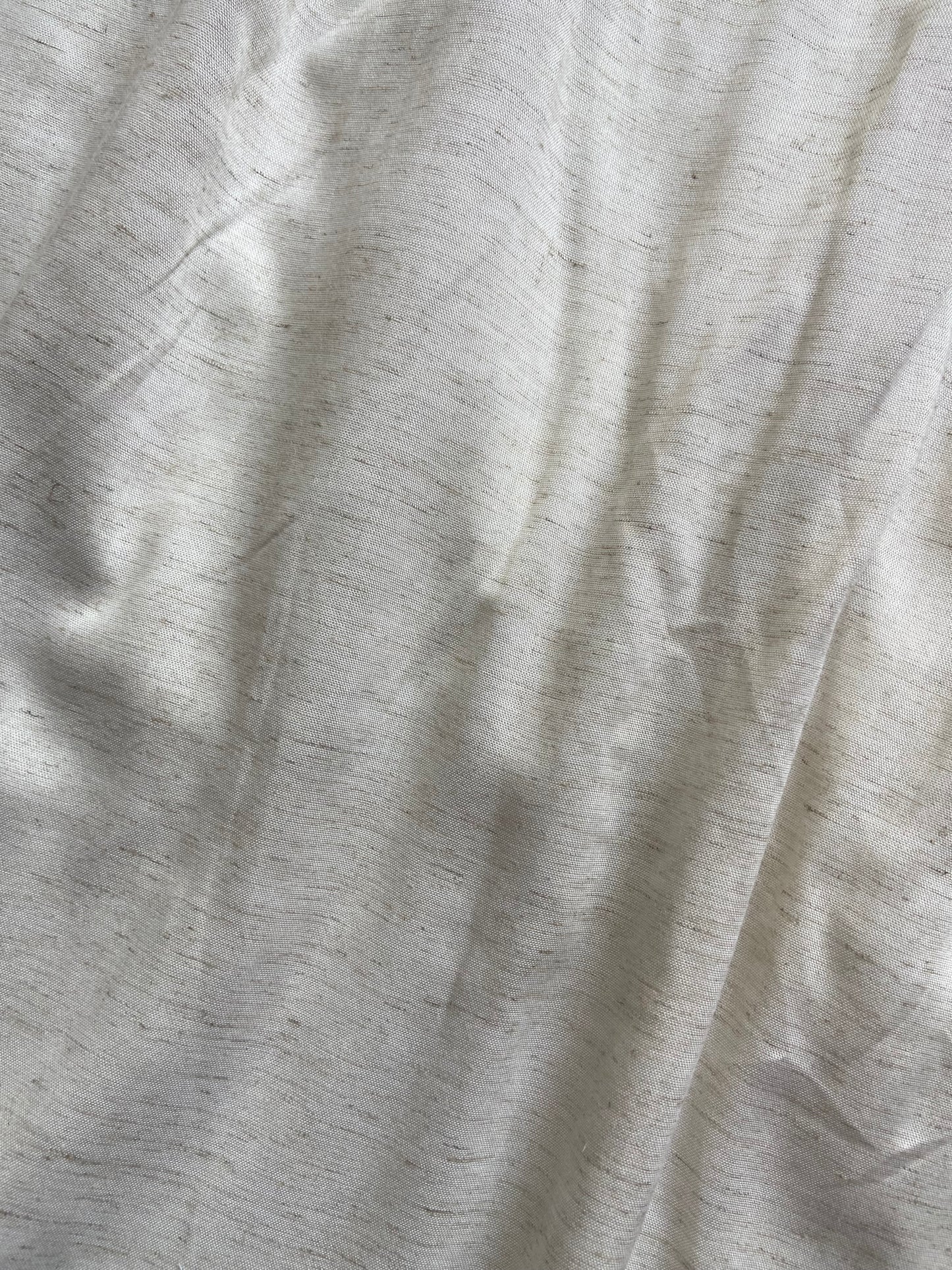 Sleeveless Off-White Flowy Midi Dress