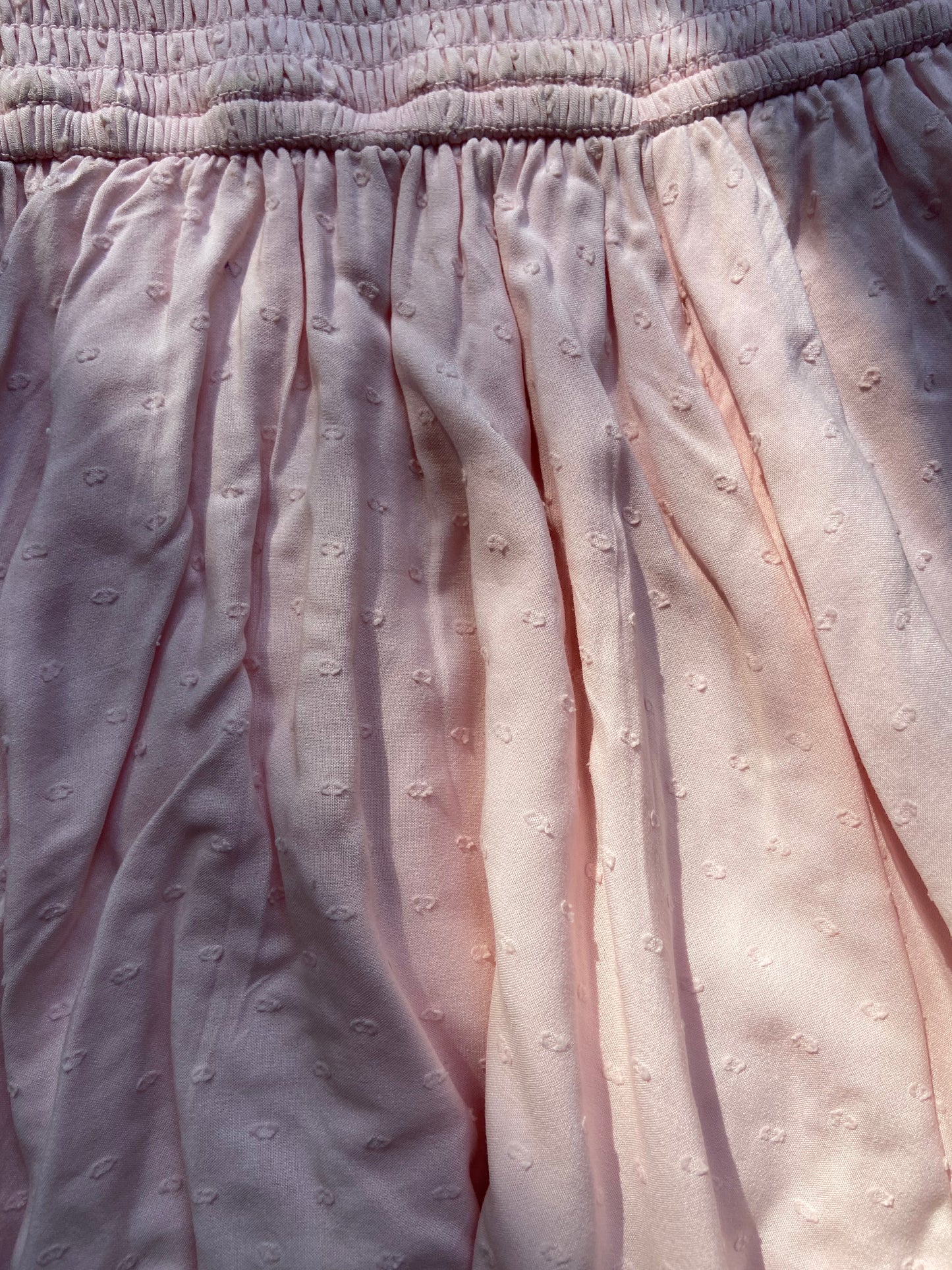 Blush Pink Tiered Ruffle Mini Dress