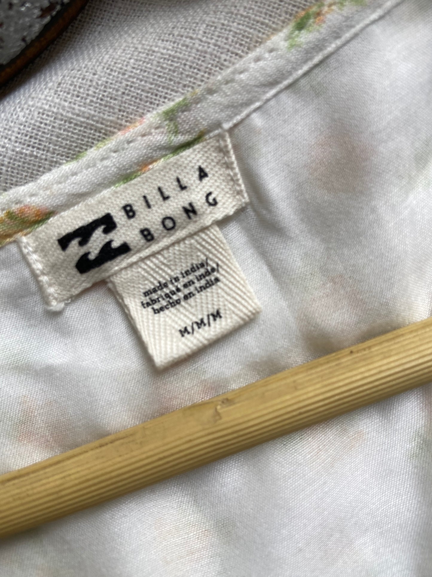 White Floral Wrap Mini Dress