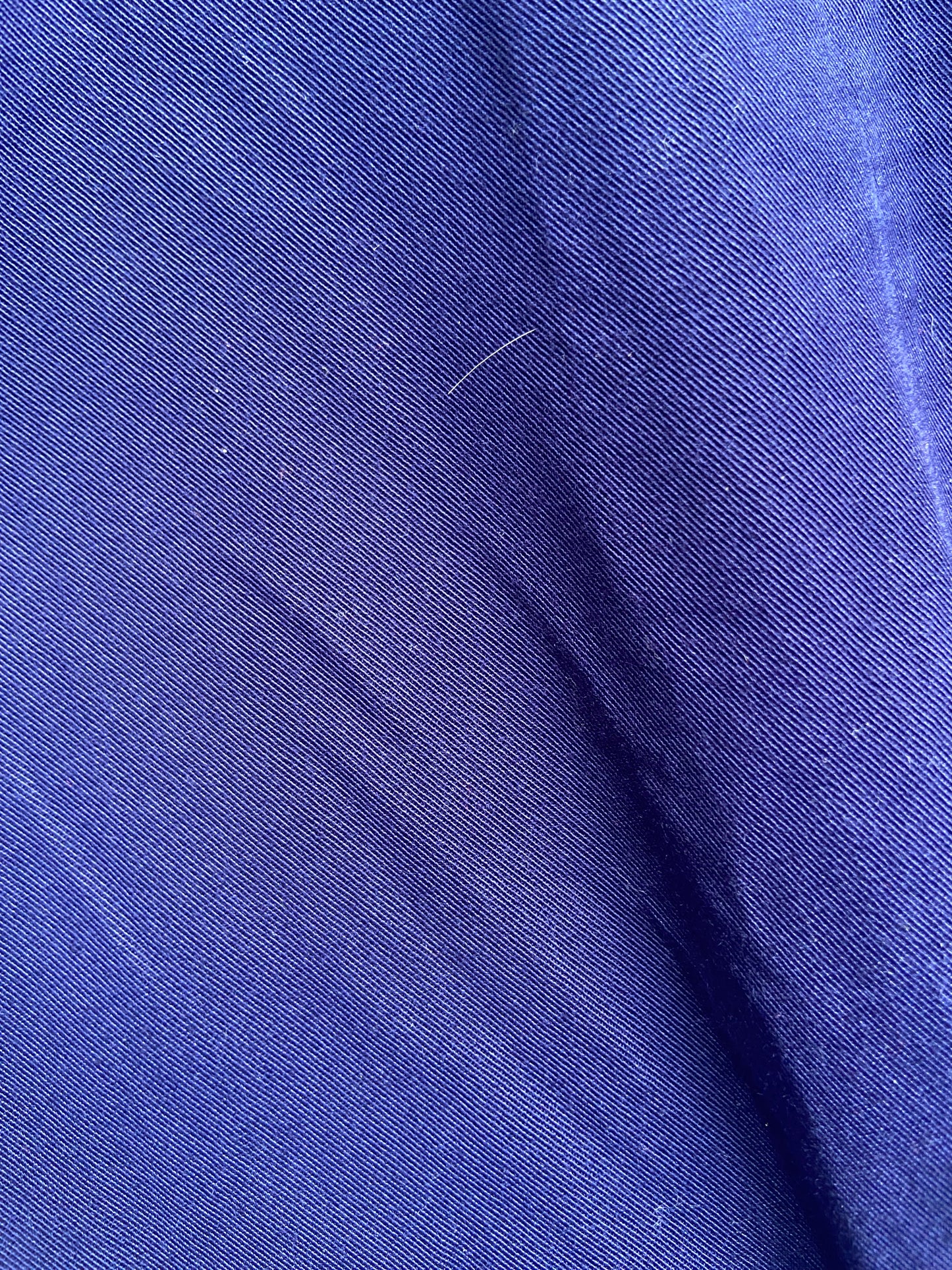 Blue V Neck Button Down Mini Dress