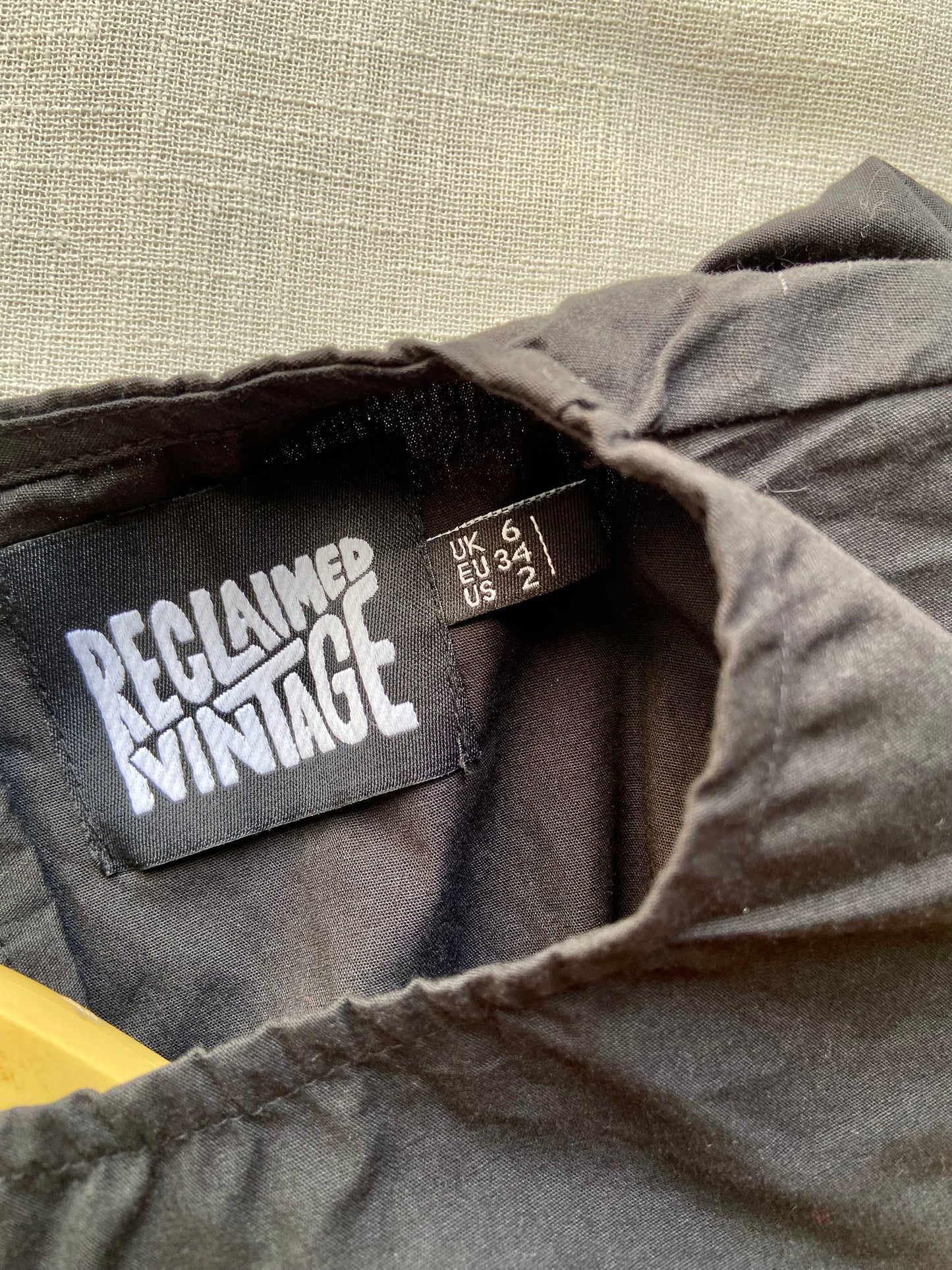 Black Puff Sleeve Ruffle Dress