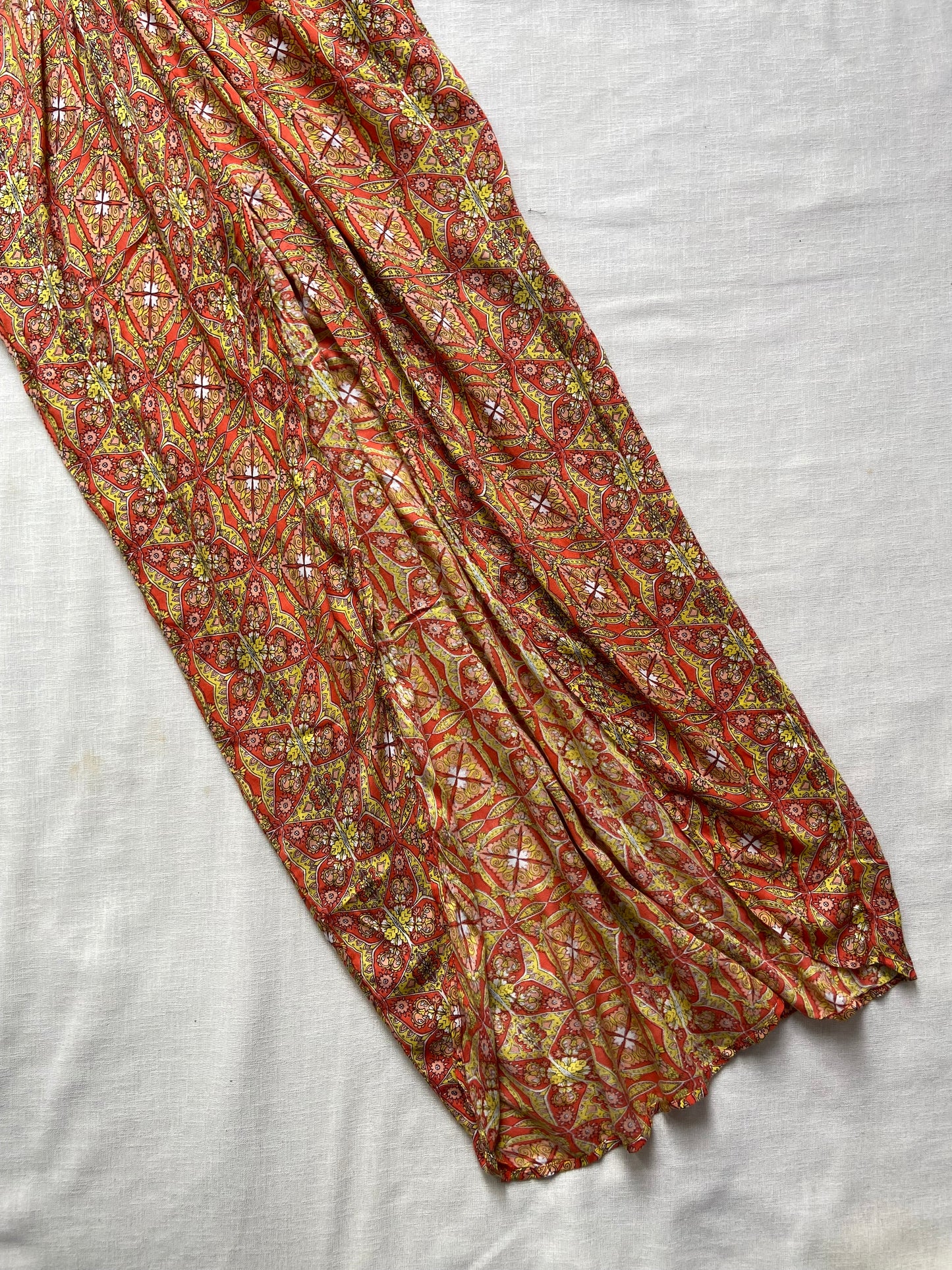 Bohemian Printed Kaftan Maxi Dress