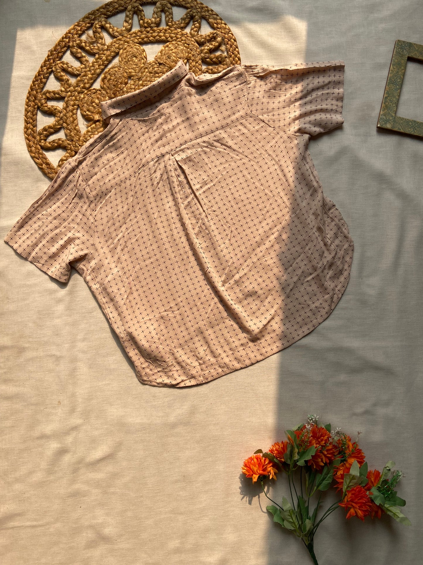 Sunset Mosaic Oversized Shirt