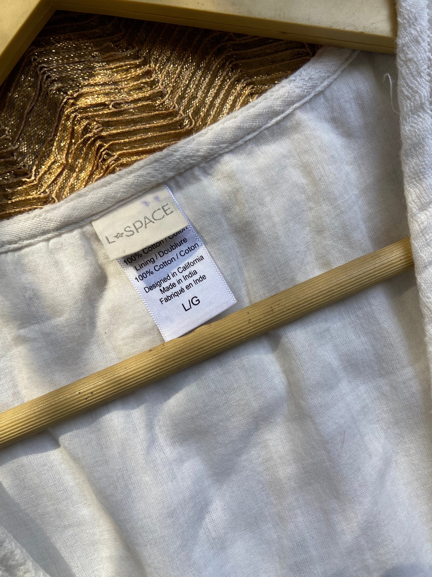 White Button-Down Linen Midi Dress