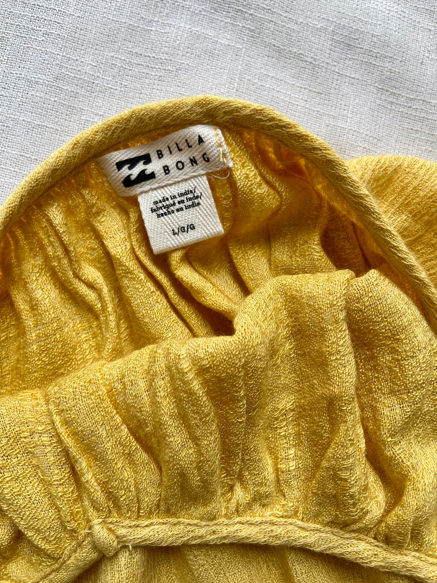 Yellow Spaghetti Strap Summer Dress