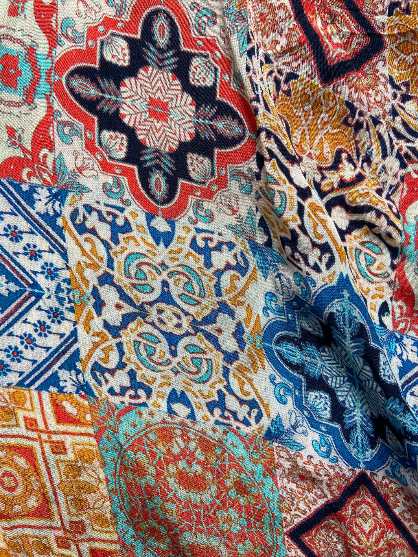 Strap Pattern Beach Midi Dress