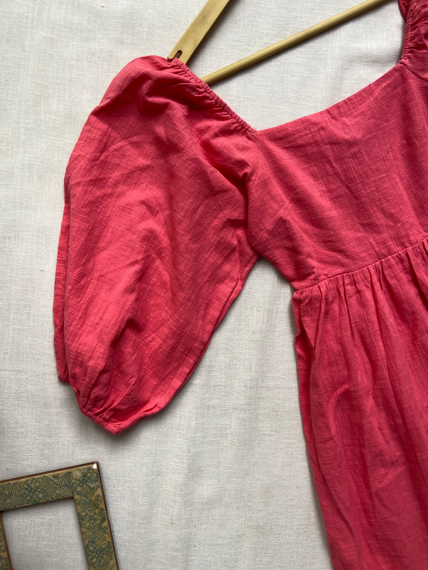 Puff Sleeve Tiered Maxi Dress