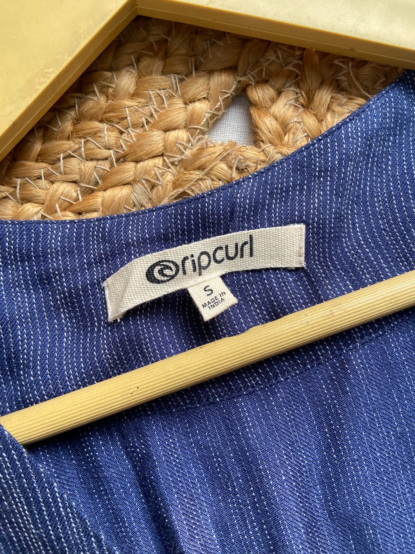 Women’s Blue V-Neck Wide Leg Jumpsuit