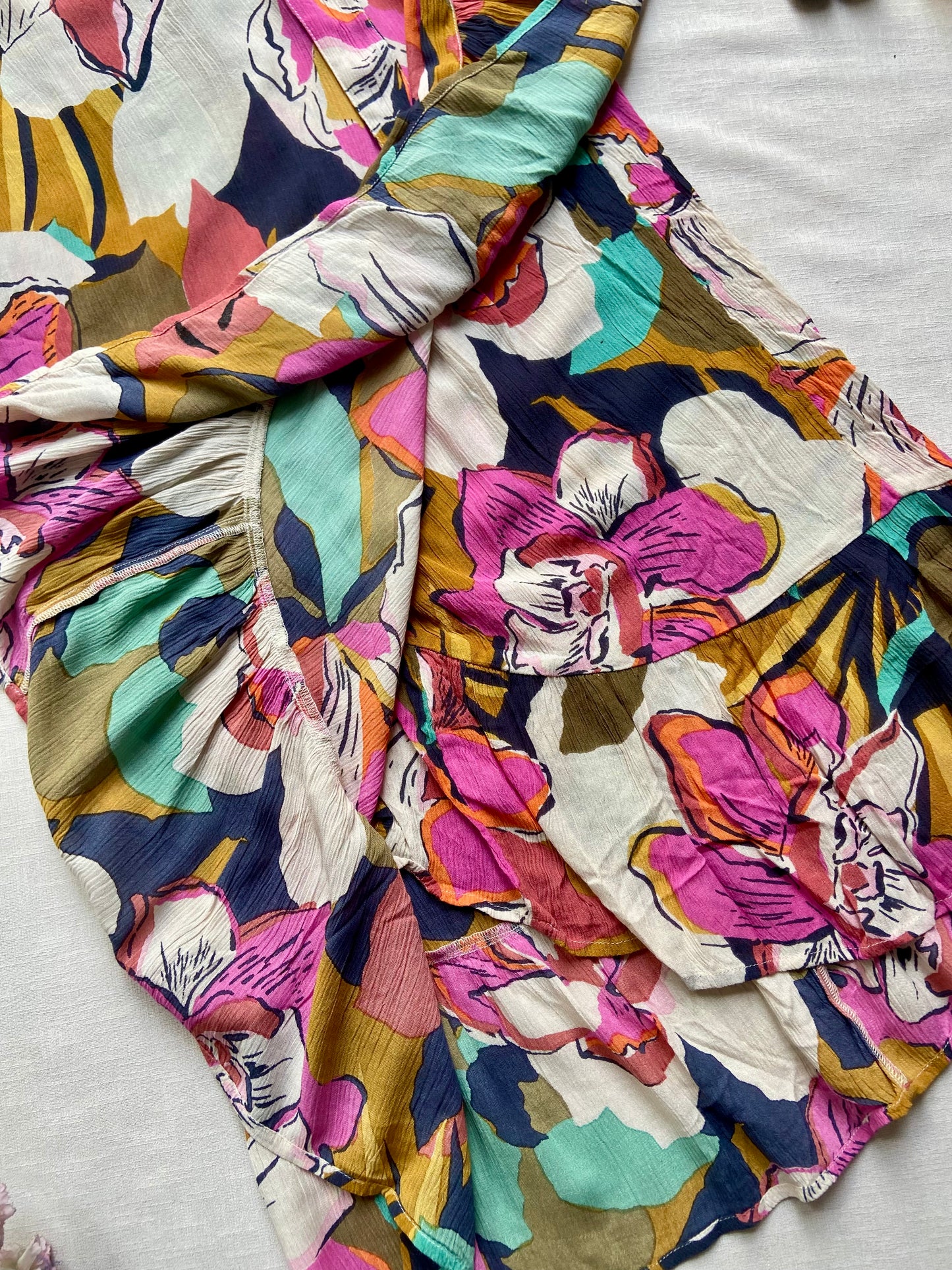 Multi Colour Floral skirt