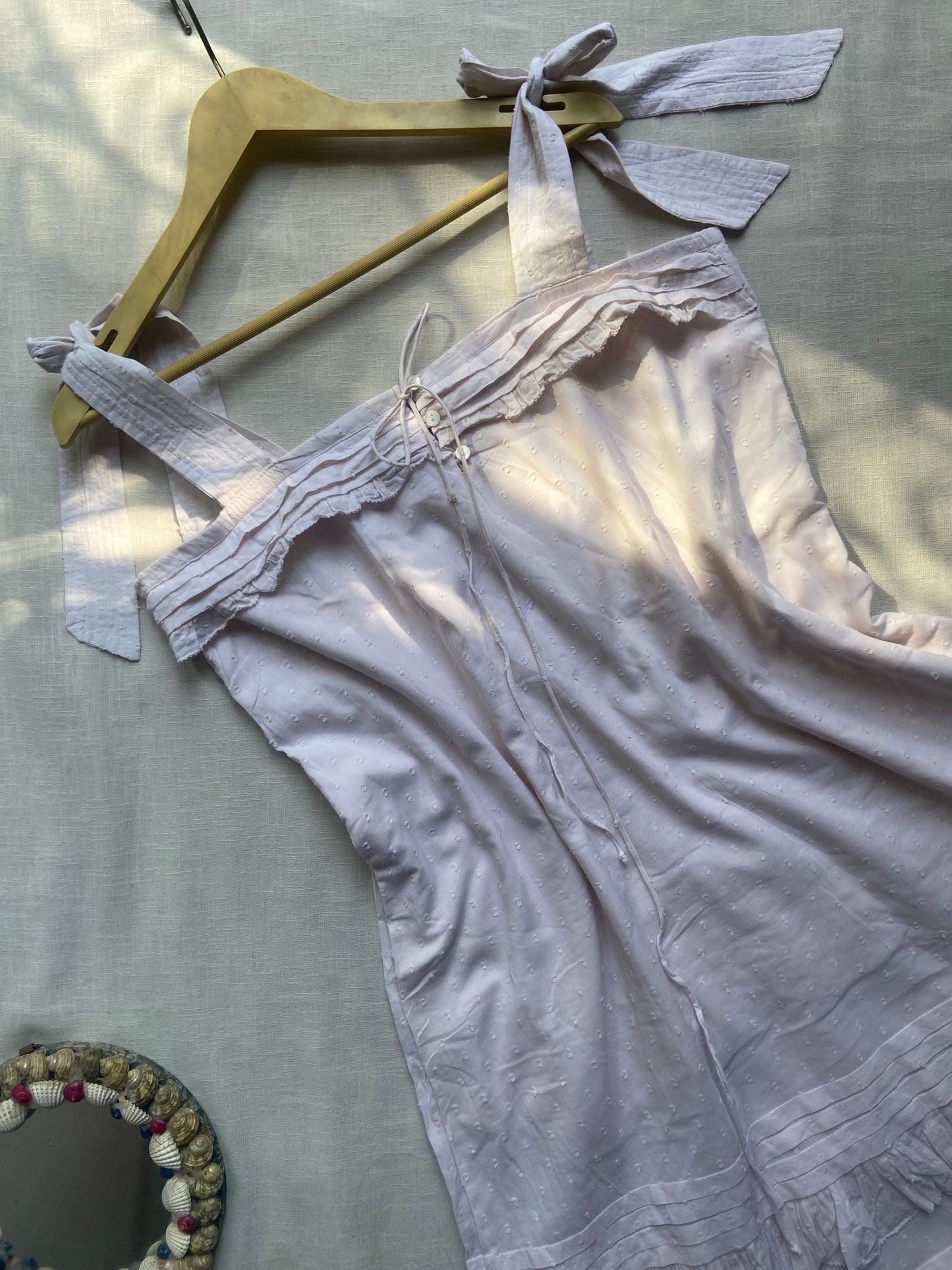 White Ruffle Tiered Sleeveless Dress