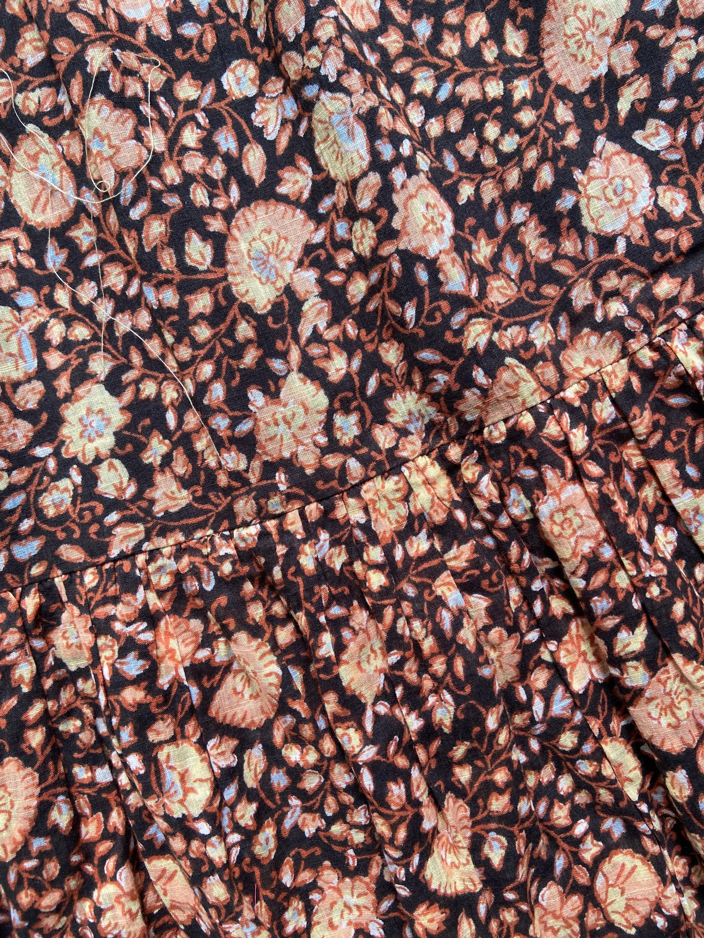 Brown And Beige Billabong Maxi Dress