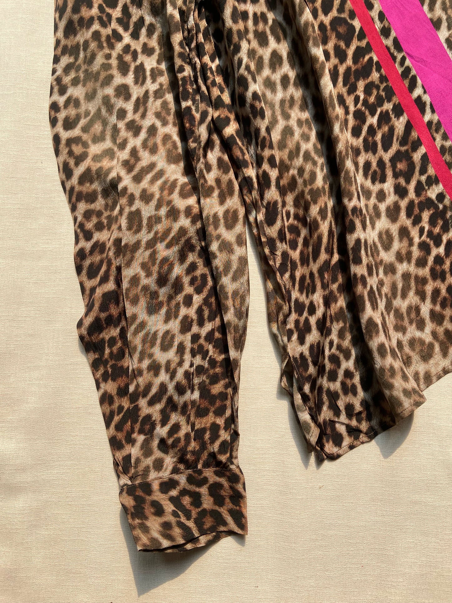 Leopard Print Long Sleeve Shirt for Women