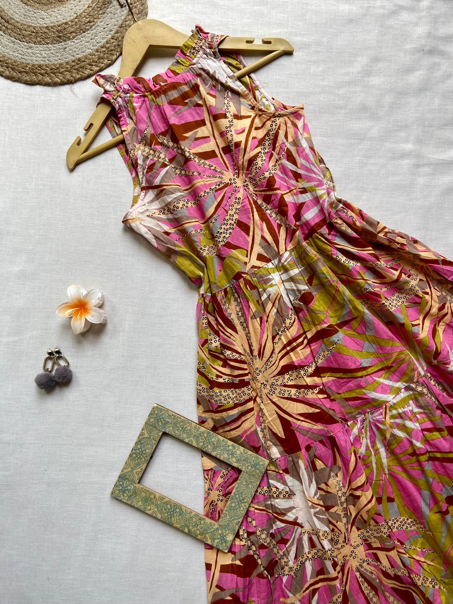 Sleeveless Floral Maxi Dress