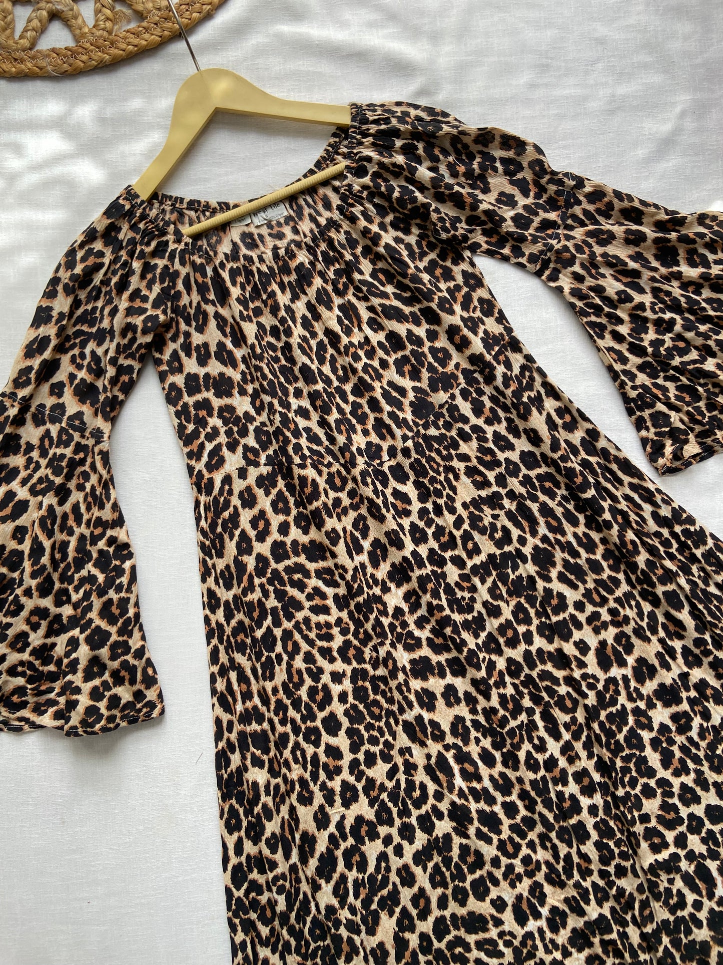 Animal Print Midi Dress