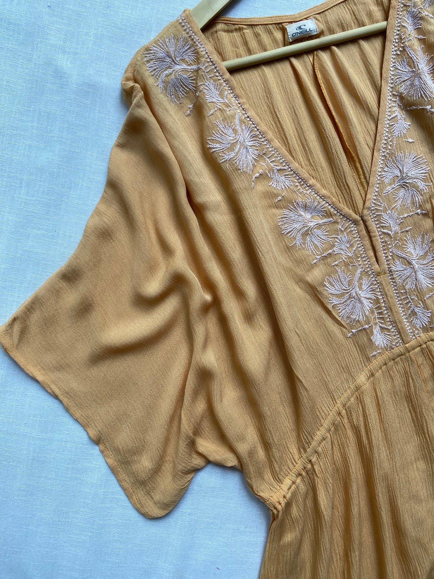 Mustard loose Fit Beach Romper